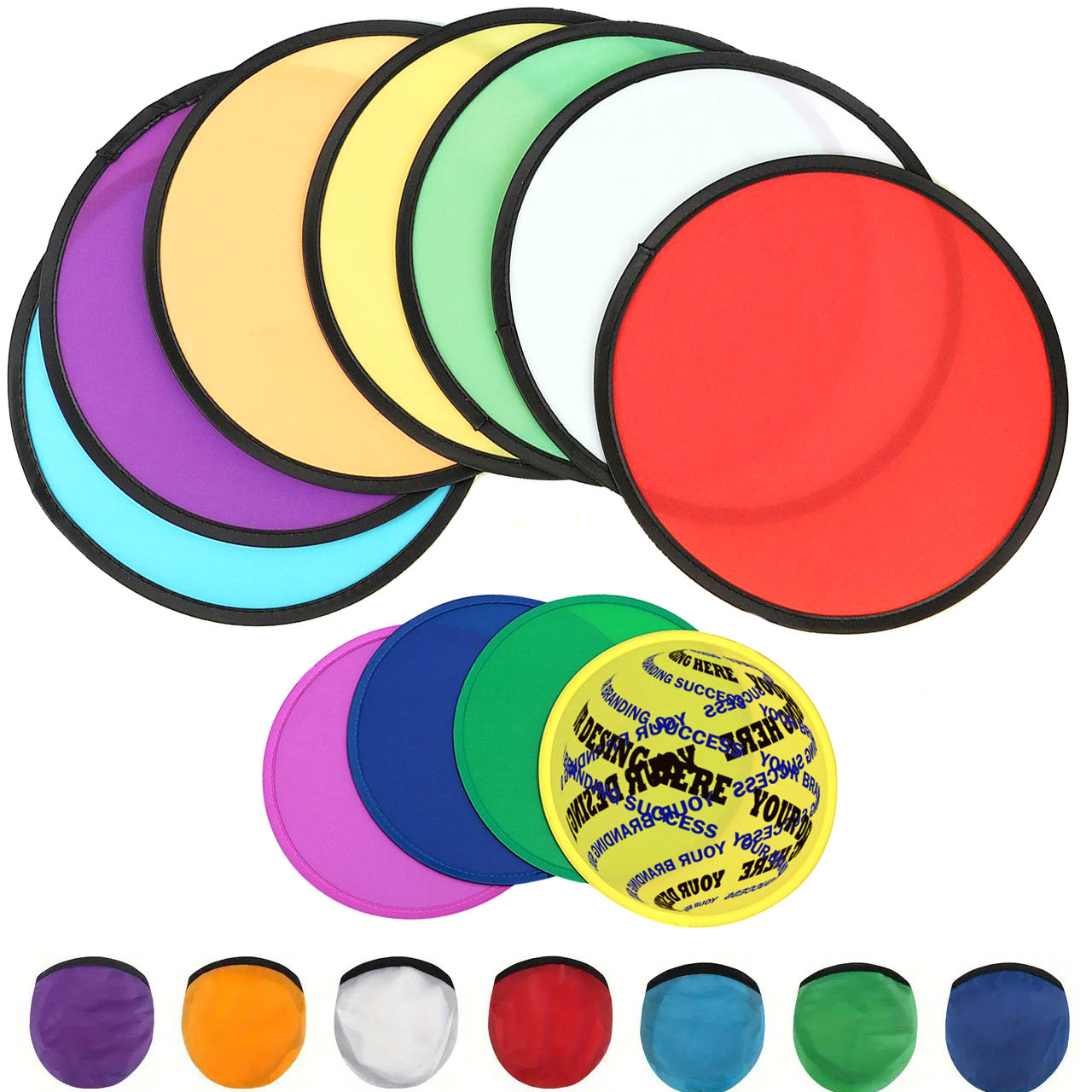 Collapsible Foldable Nylon Flyer Fan