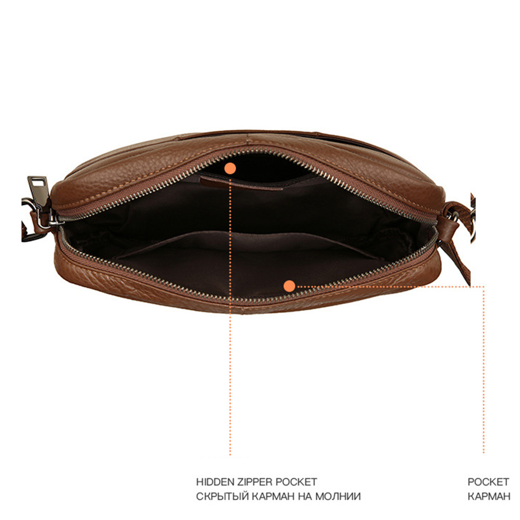 Genuine Leather Small Cross Body for women 14