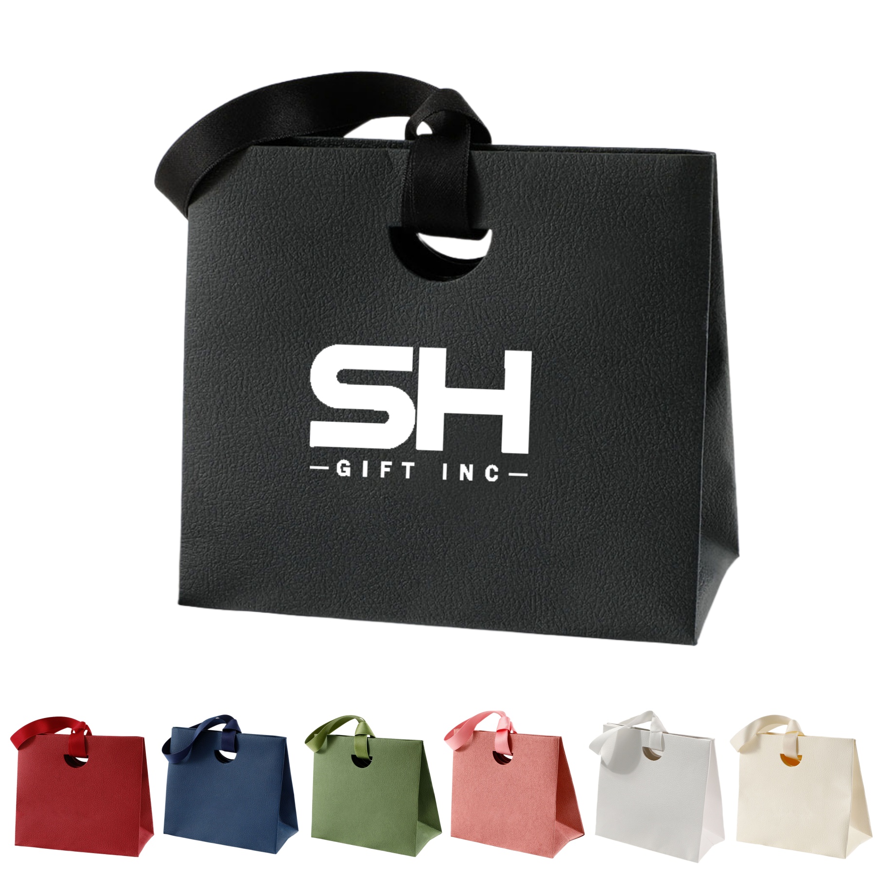 Paper Gift Bags With Ribbon Handles