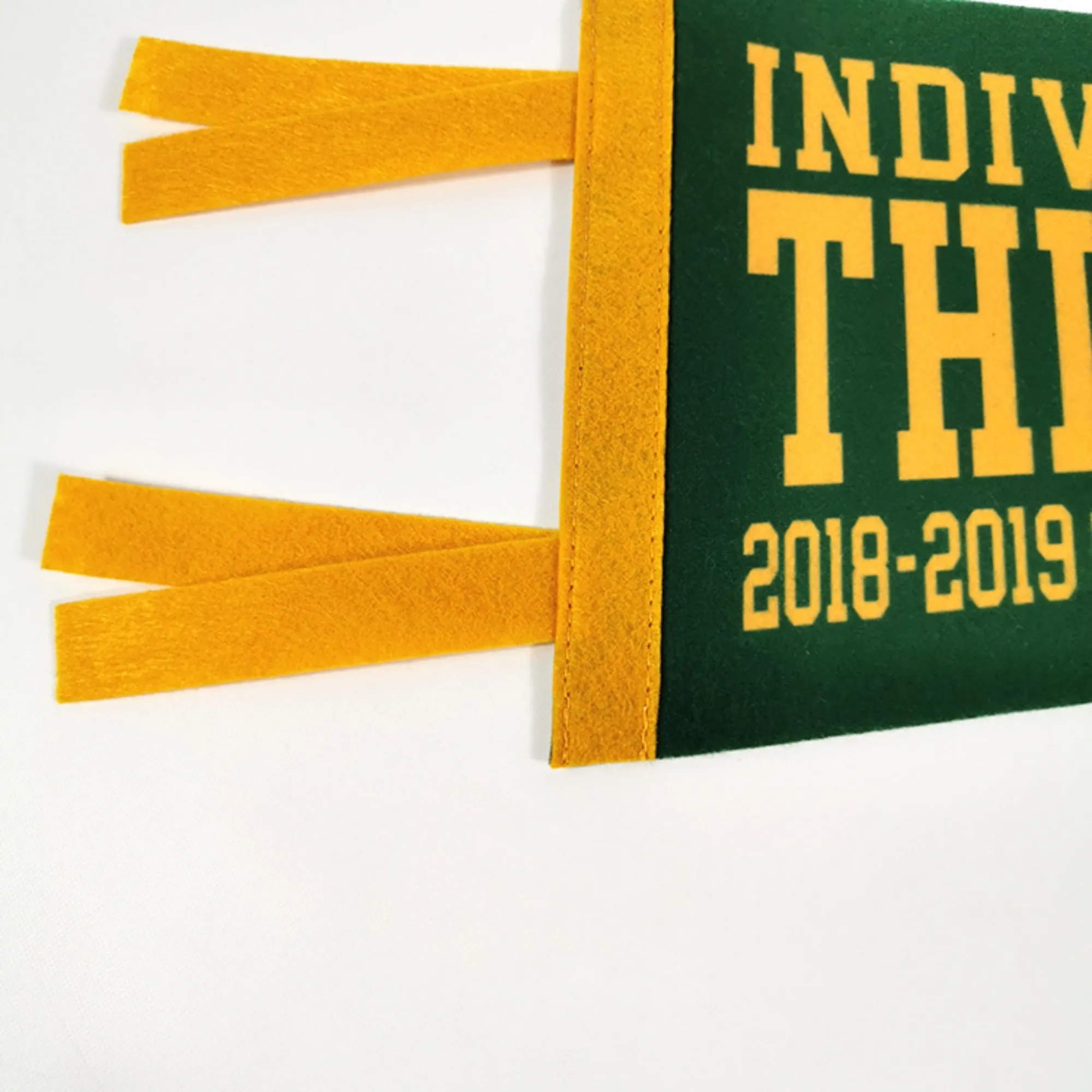 Custom Full Color Triangle Felt Pennat Flags 7