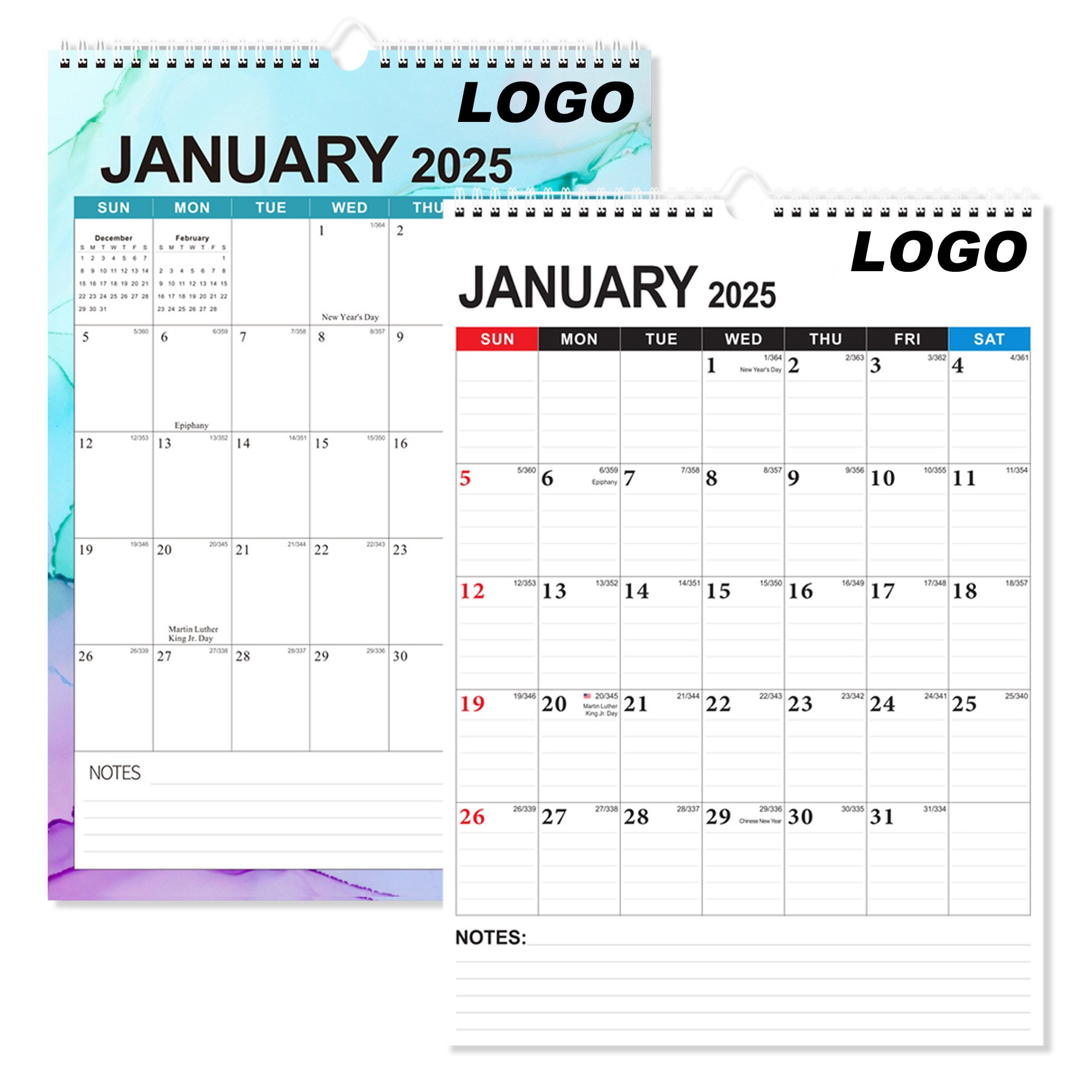 Spiral Wall Calendar