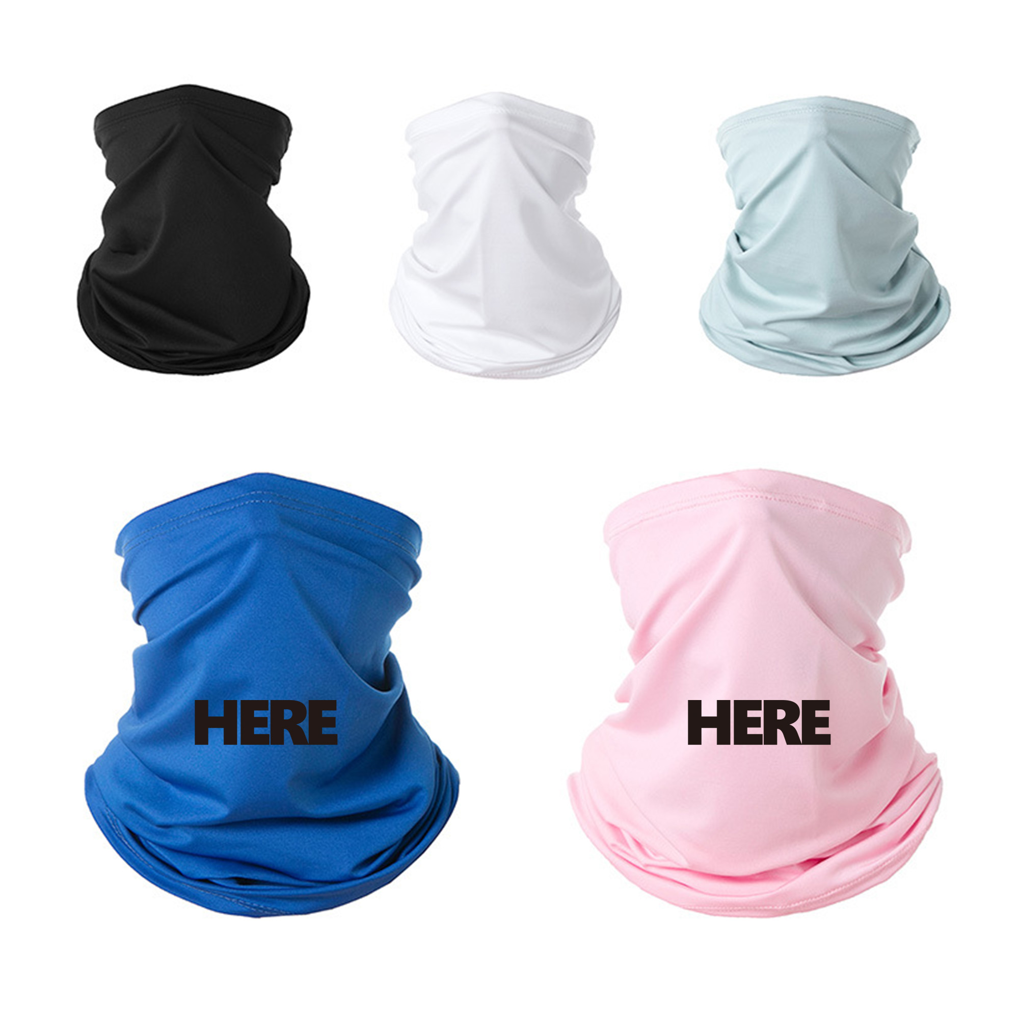 Cycling sunscreen ice silk scarf
