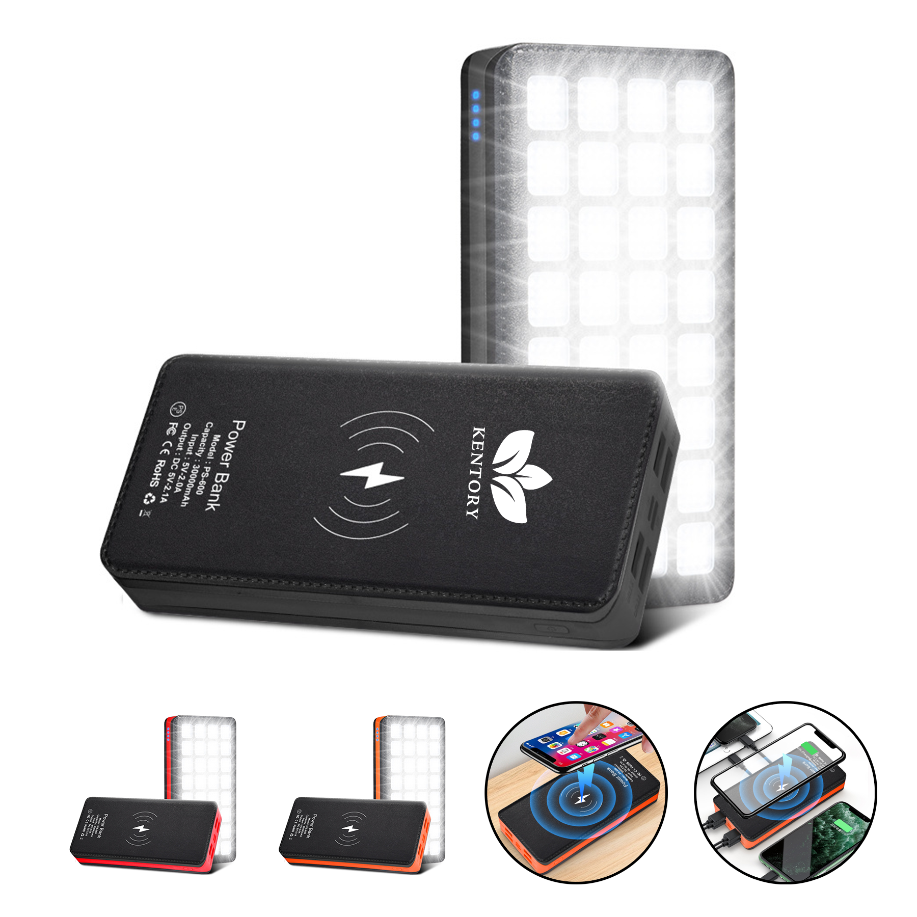 Camping Flashlight Solar Power Bank
