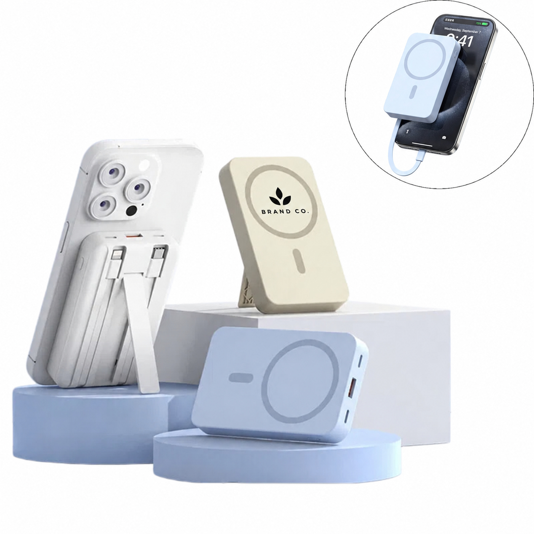 10000mAh Magnetic Wireless Portable Charger