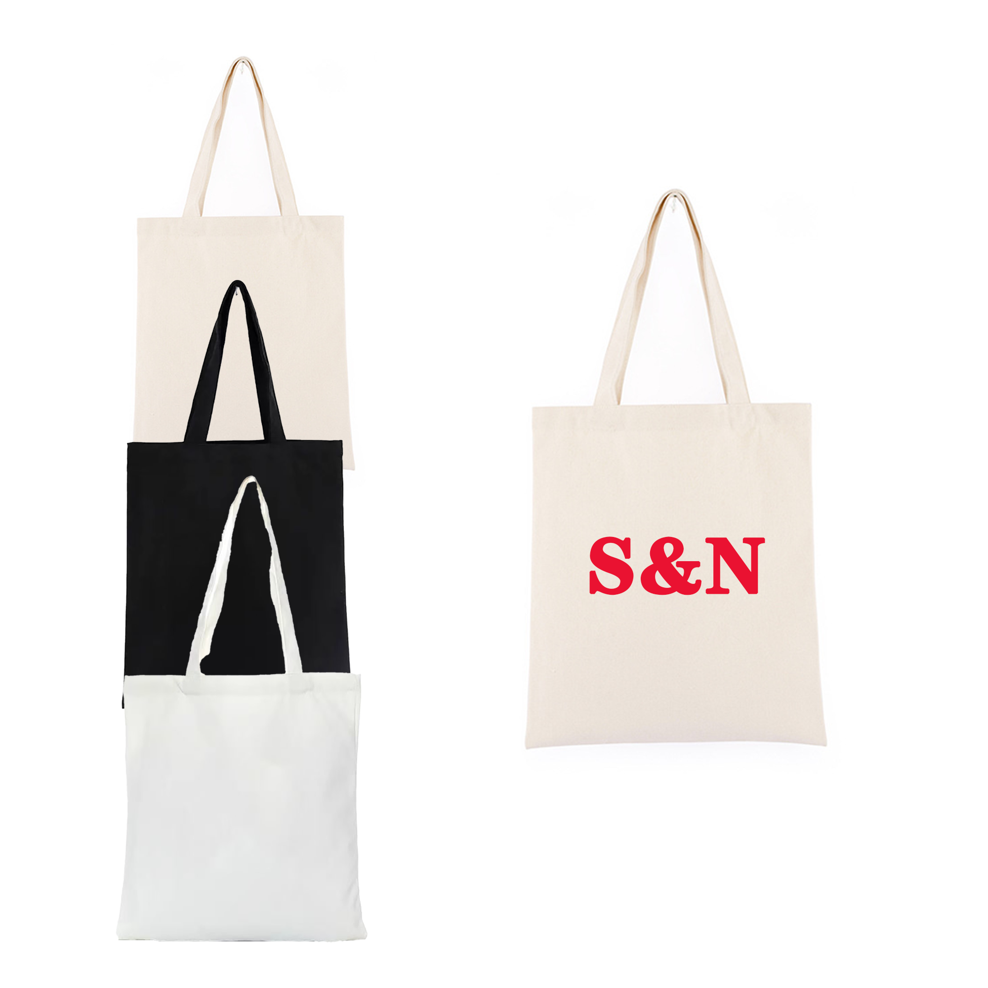 Hand-held Canvas Bag, custom tote bag with logo imprint 6