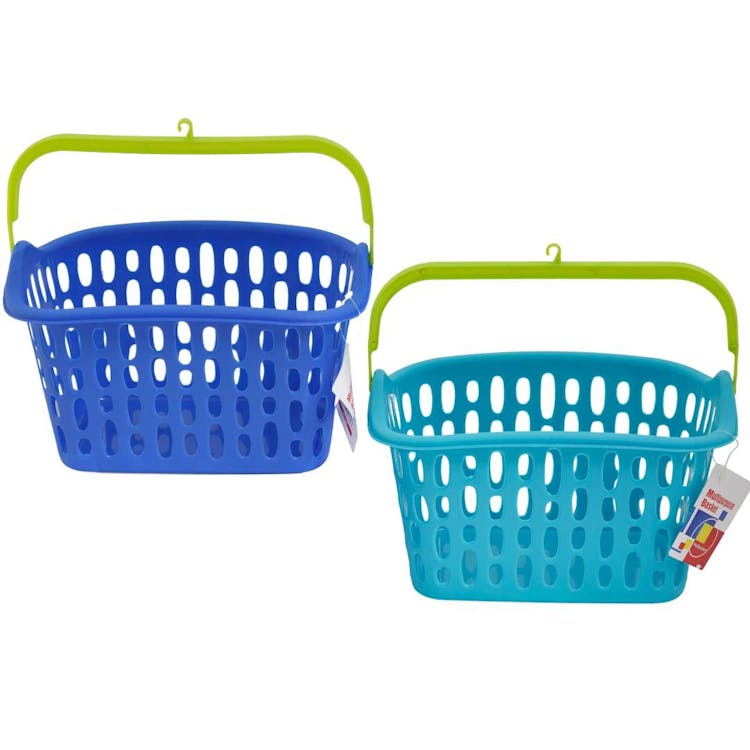 Baskets With Handles & Hooks - Assorted Colors 3
