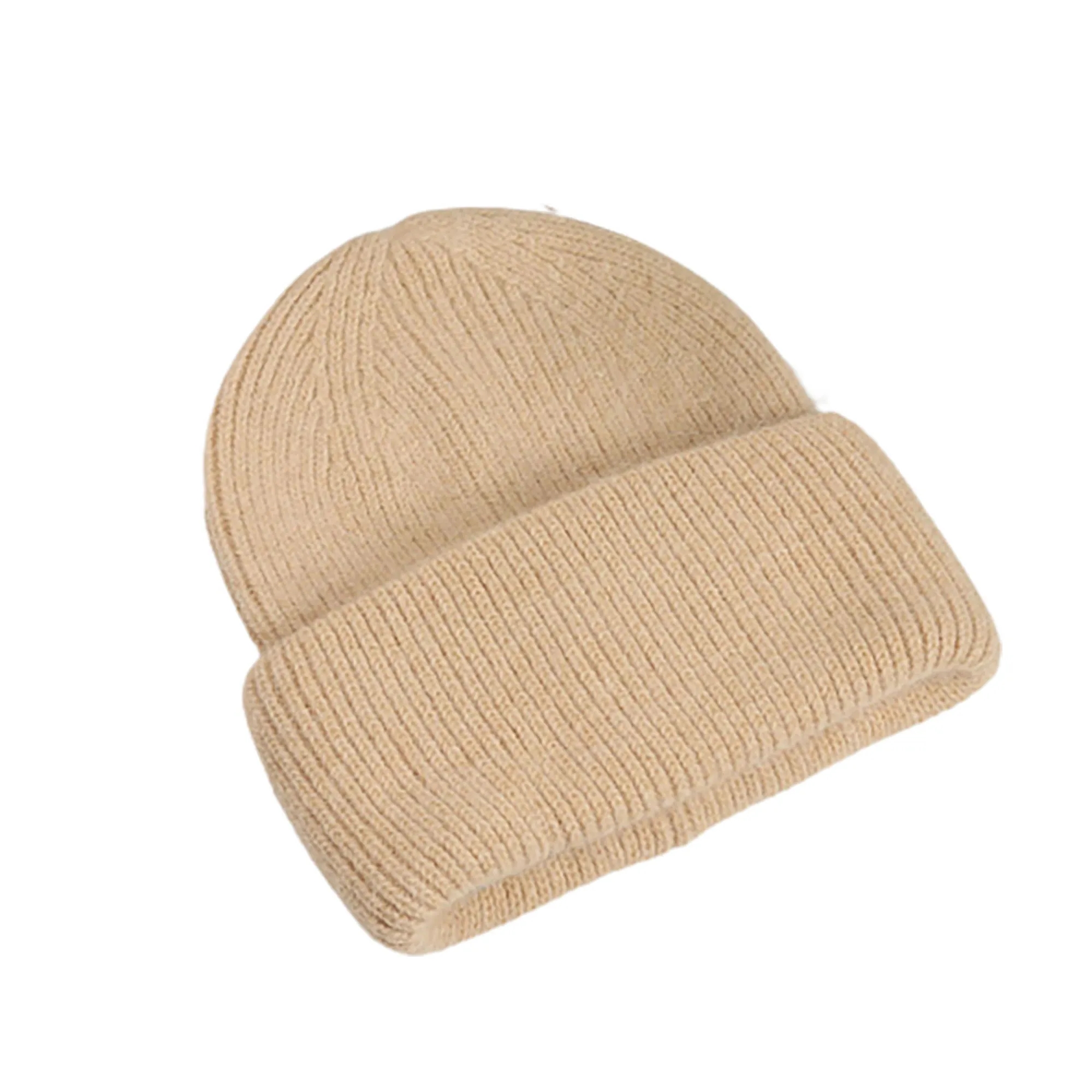 Winter Angora Rabbit Hair Knit Beanie Hat MOQ 10pcs 19