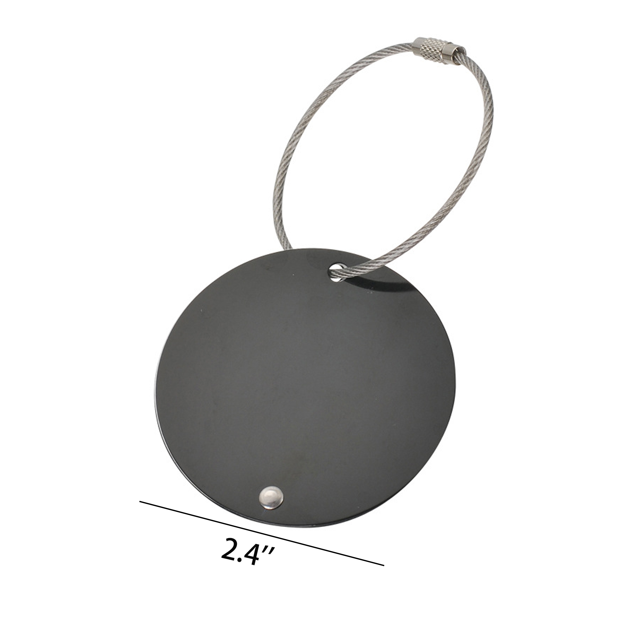 Custom Metal Luggage Tag Keychains 4