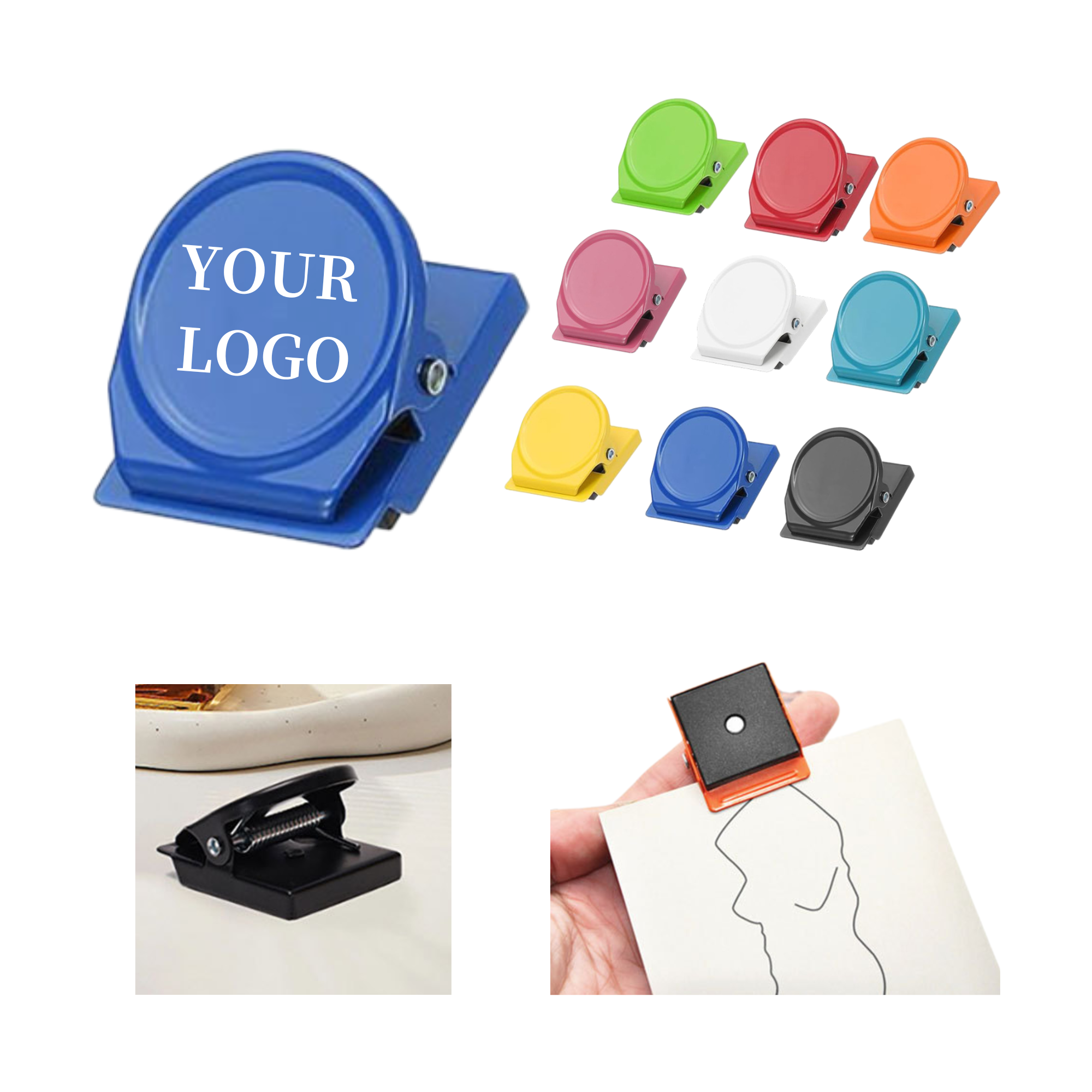 Square Strong Magnetic Clip Metal Office 2