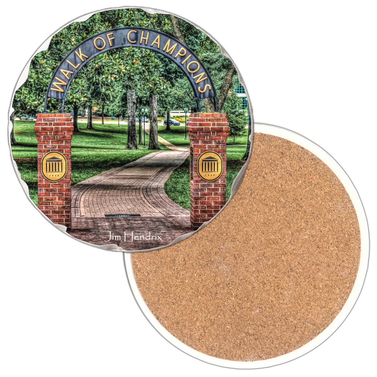 Tumbled Tile 4" Round Coasters Bulk 04856 Conimar Custom