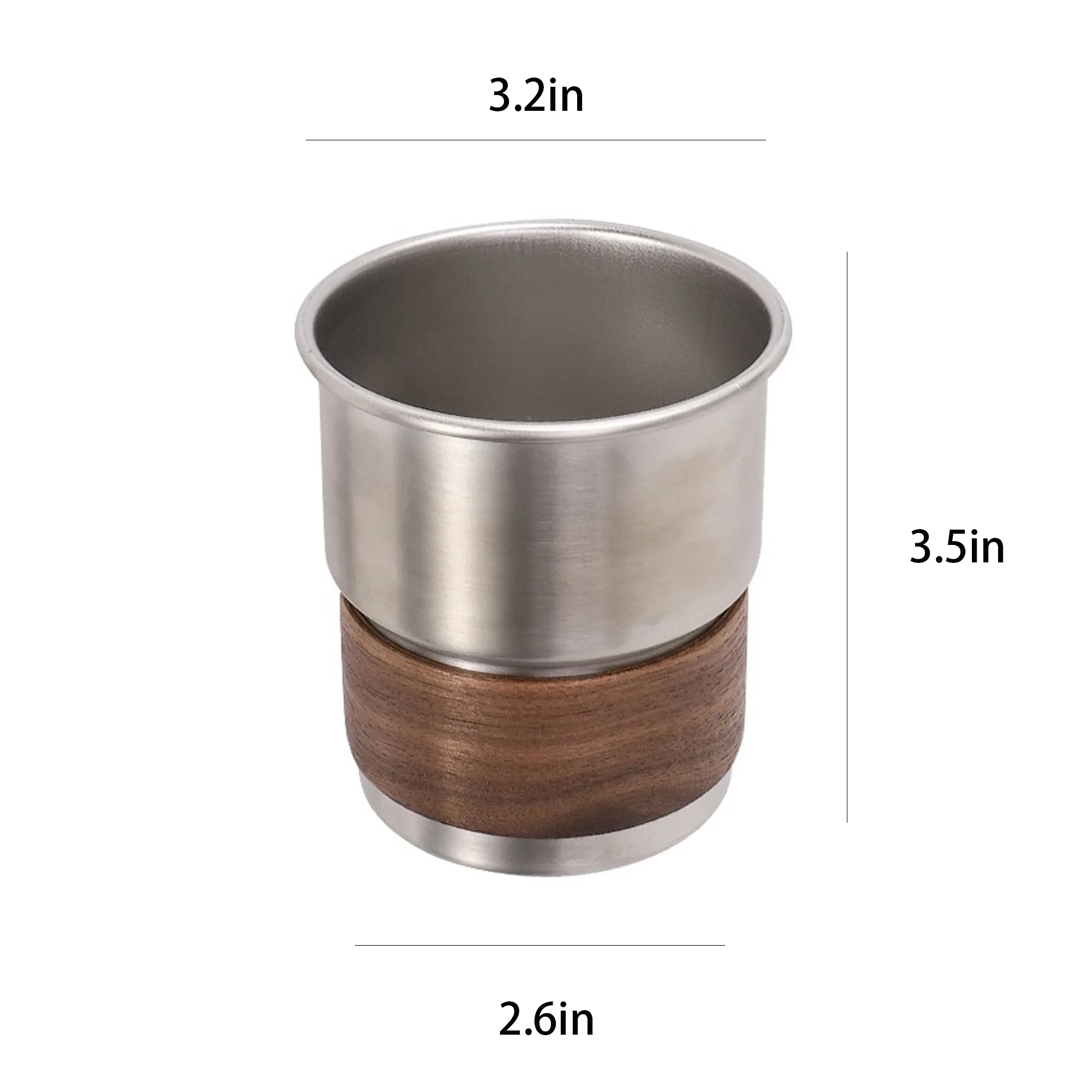 10Oz Stainless Steel Cup With Wooden Sleeve 7