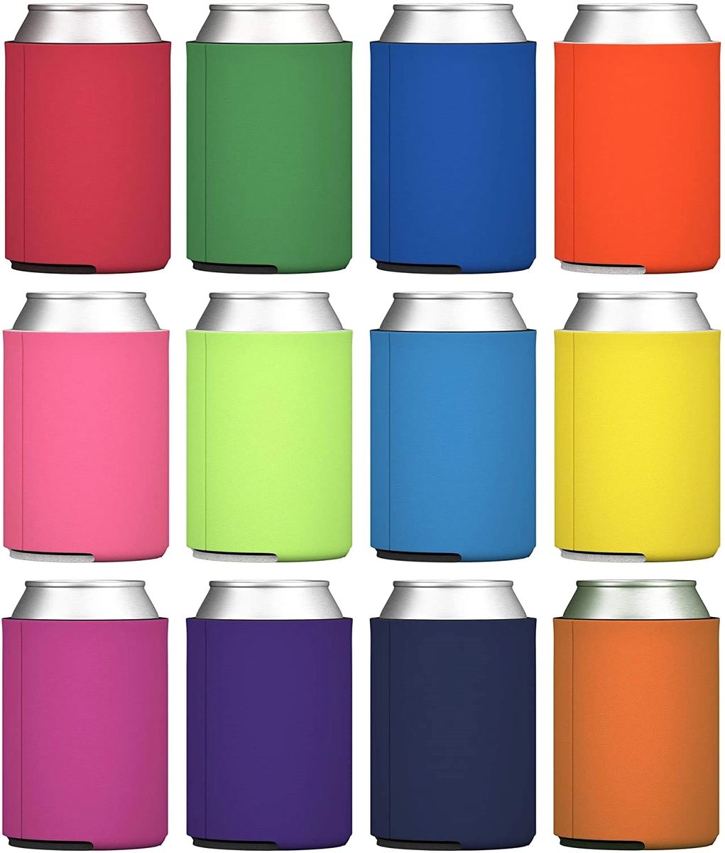 Beverage Insulator Cooler Pocket Can Coolie - 3 Side Imprint