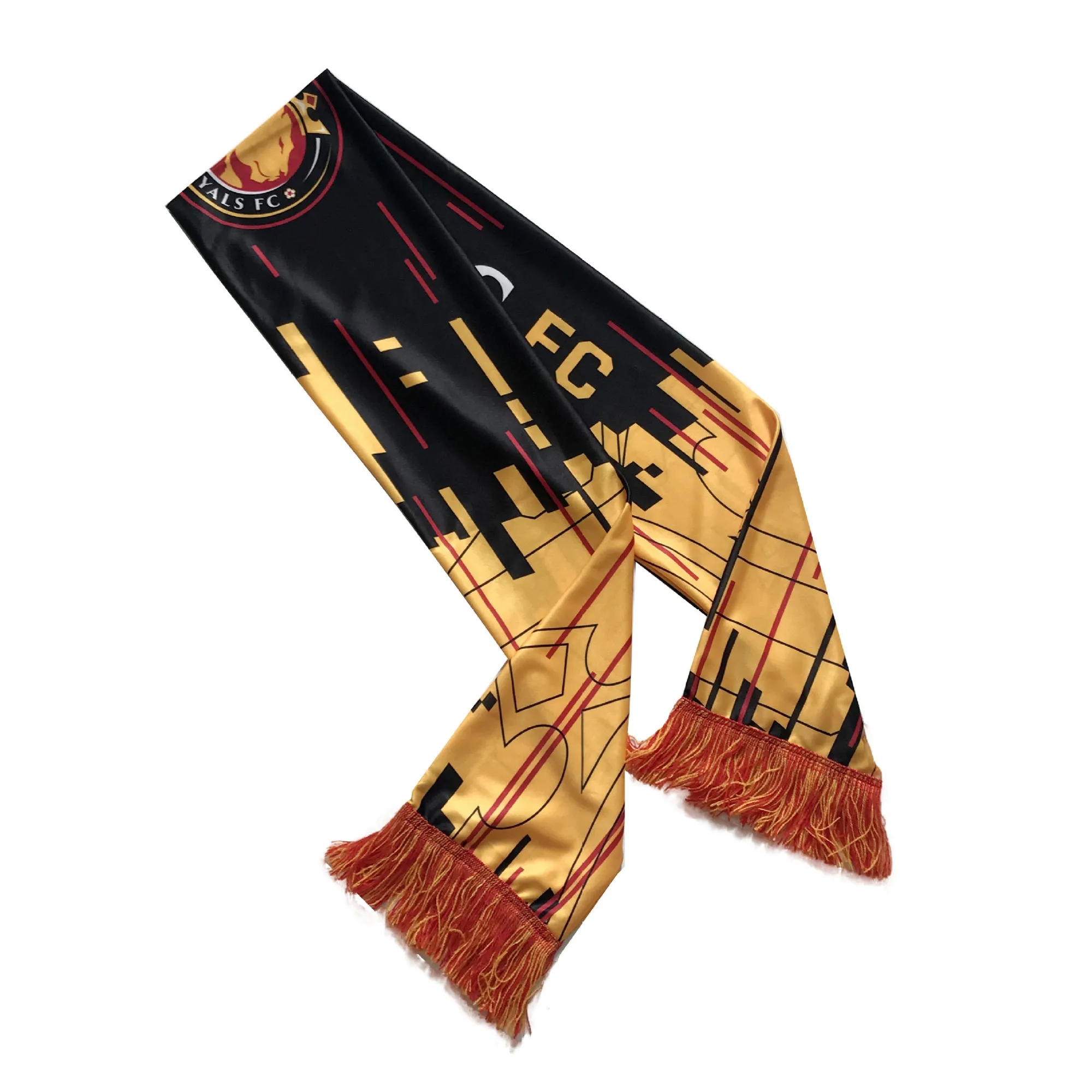 Sublimation Stadium Scarf with Tassels 7