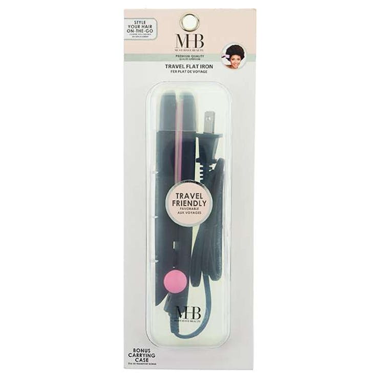 Travel Flat Iron with Carrying Case - Black 3