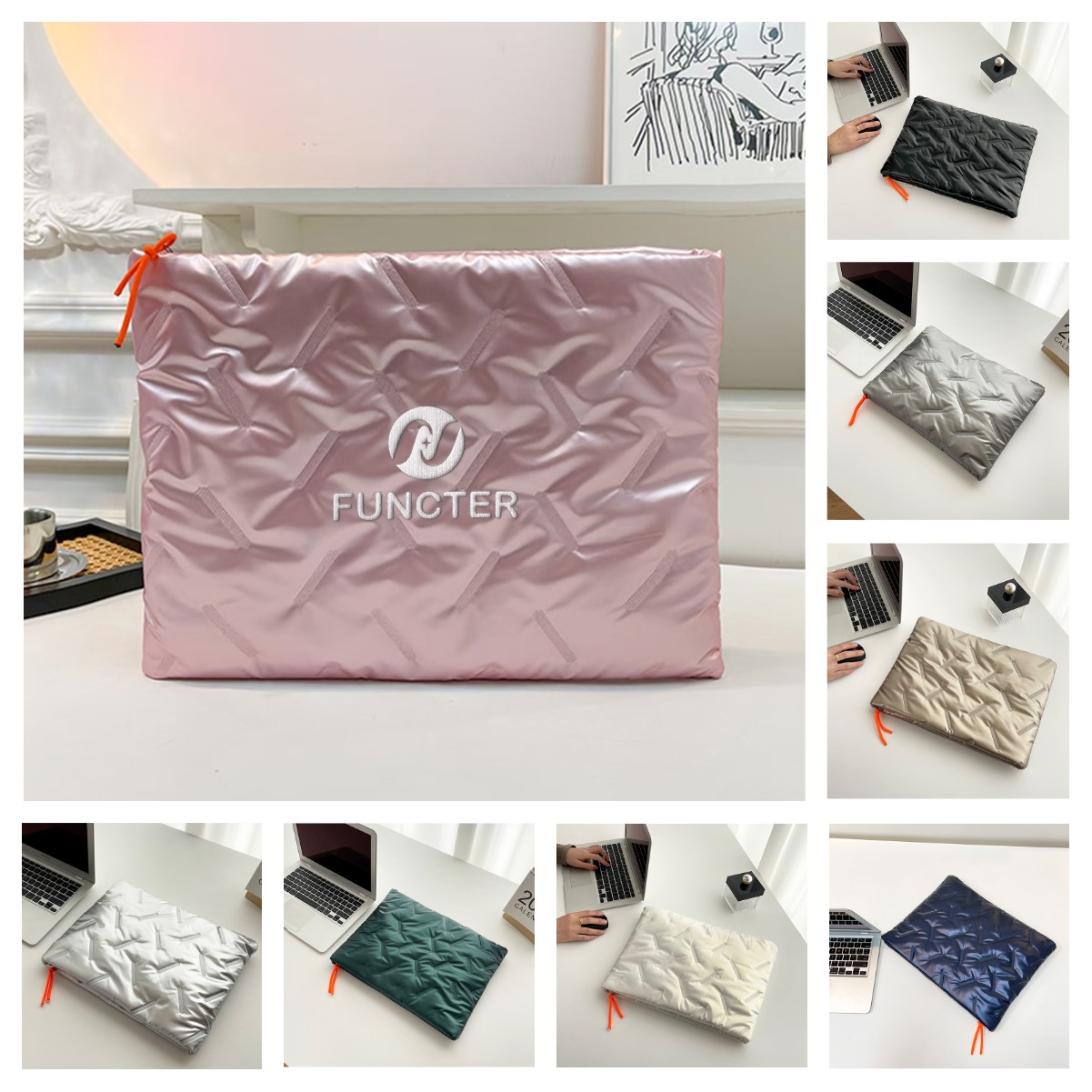 14" Laptop Bag, Laptop Sleeve and Electronics Organizer Bag