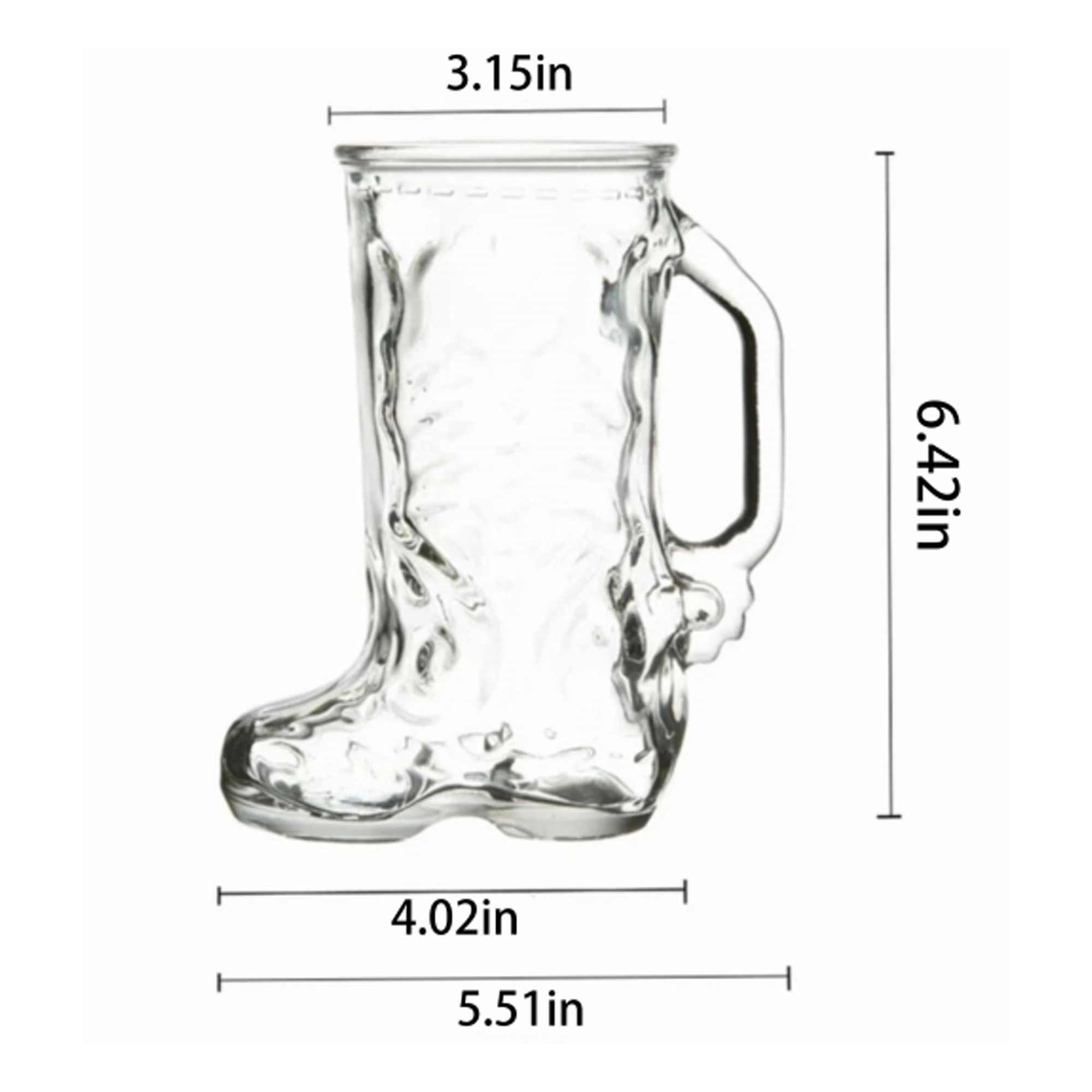 20 oz Cowboy Boot Cup 3
