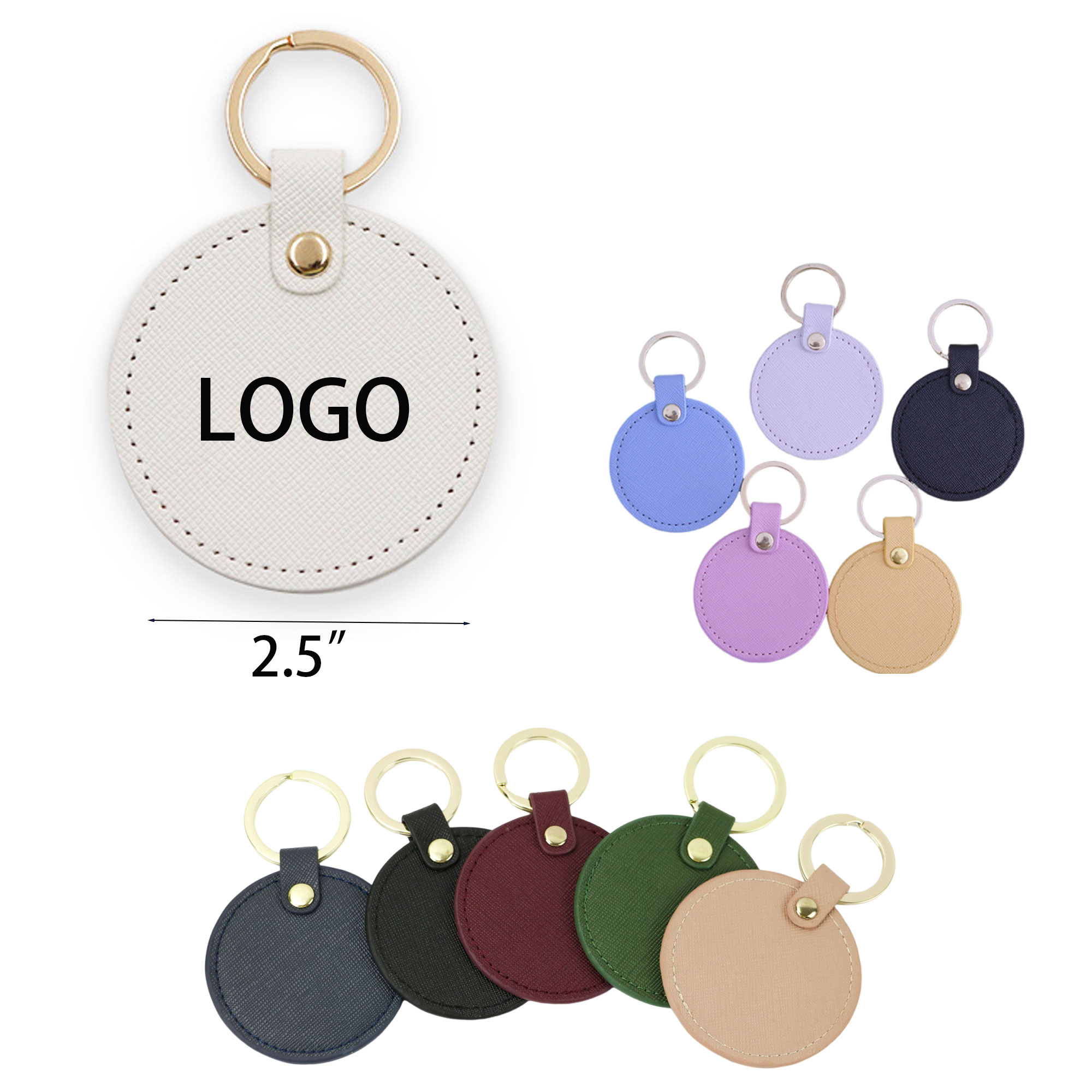 Custom PU Leather Keychain