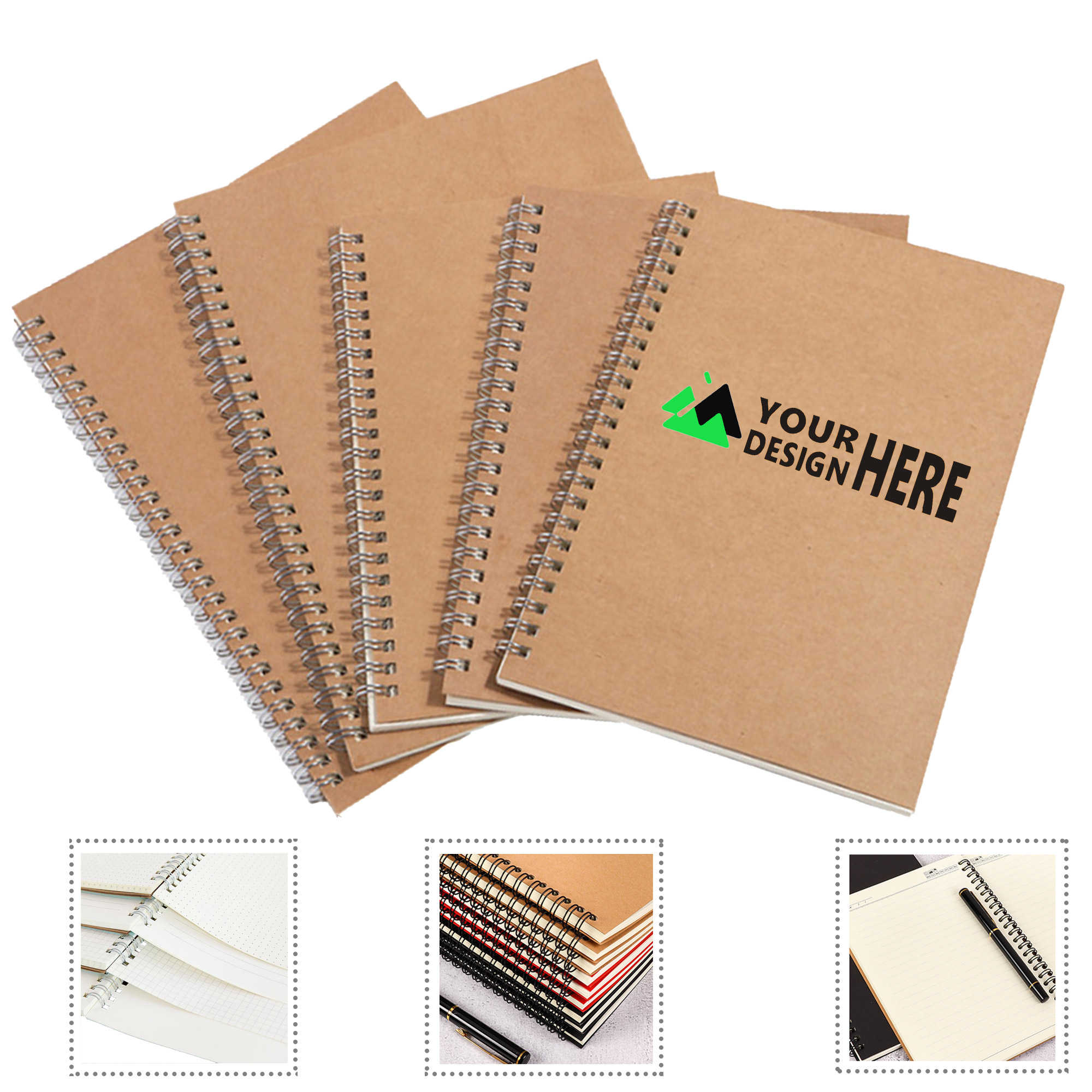 Vintage Kraft Paper Coil Book 4