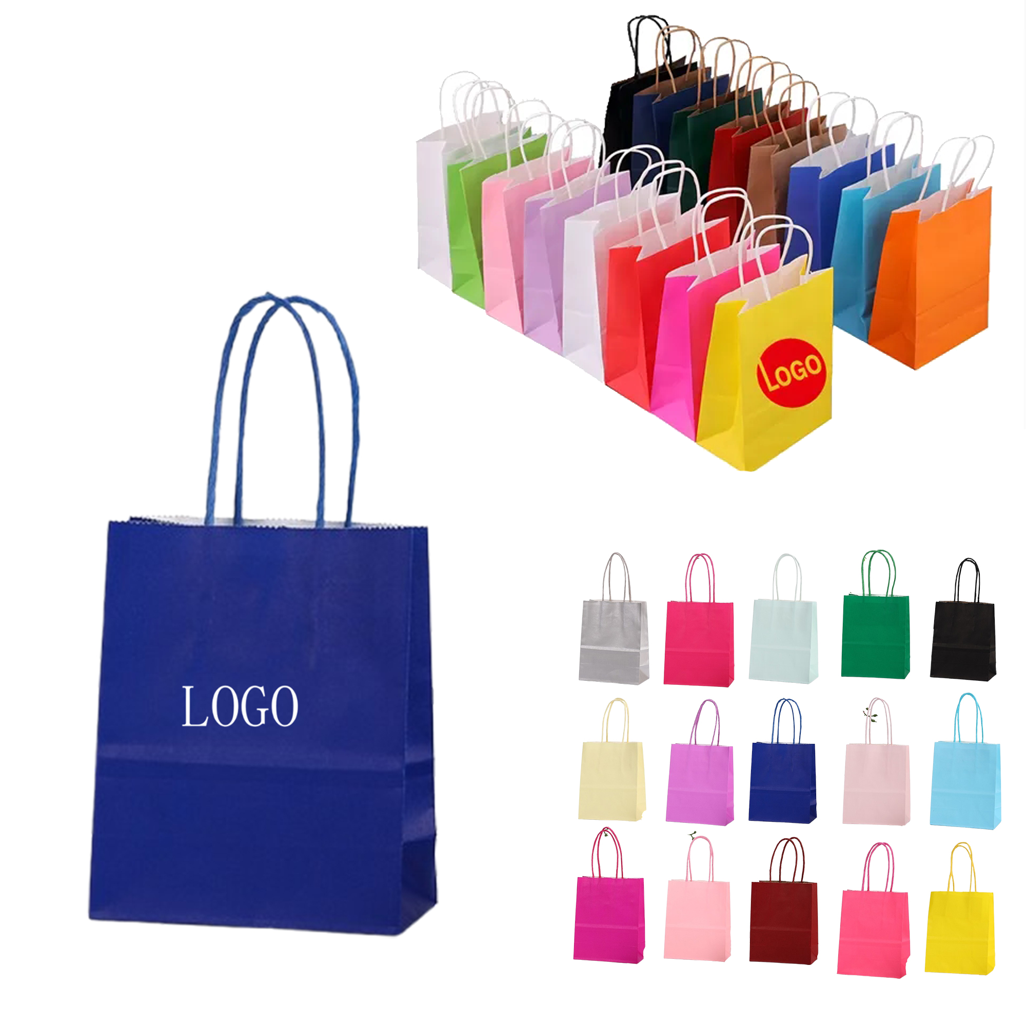 Eco Friendly Personalized Kraft Paper Bag 8