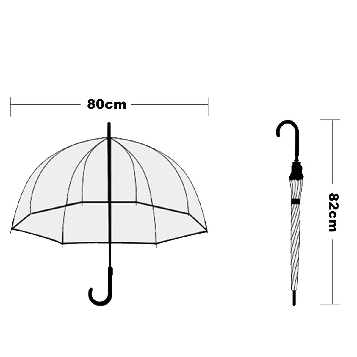 Clear Bubble Umbrella