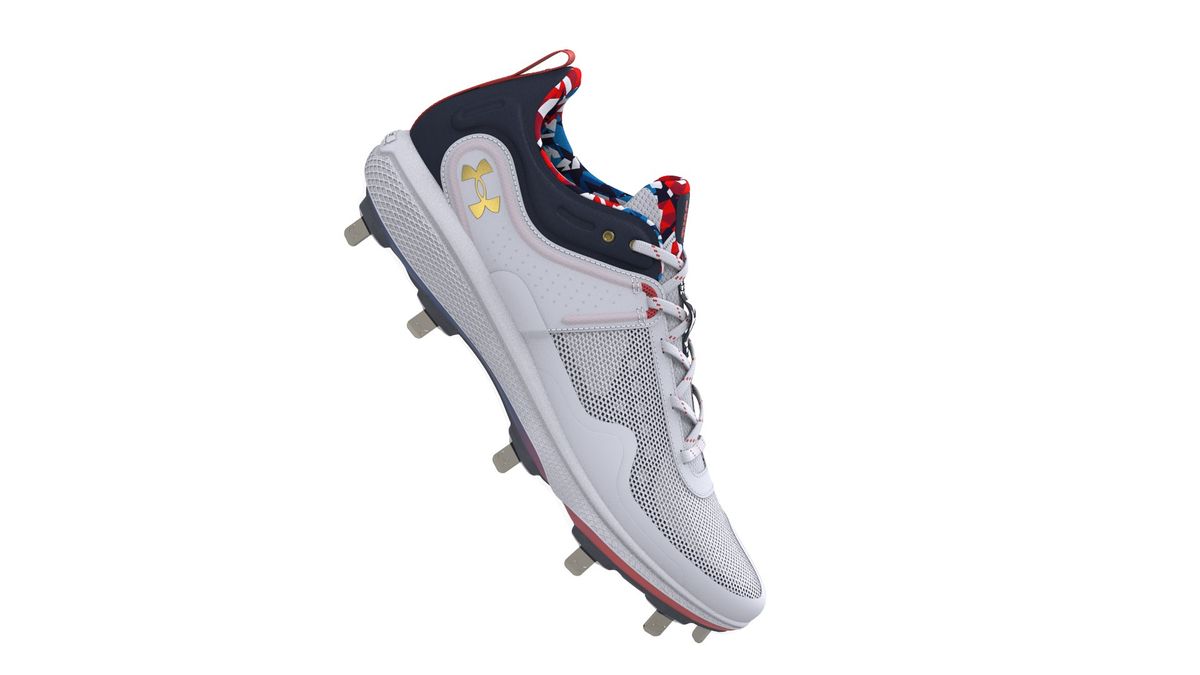 Women's UA Glyde MT USA Softball Cleats  3