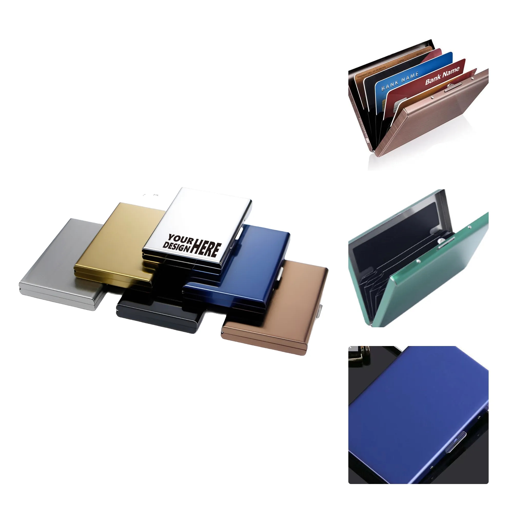Stainless Steel Blocking Card Holder 5