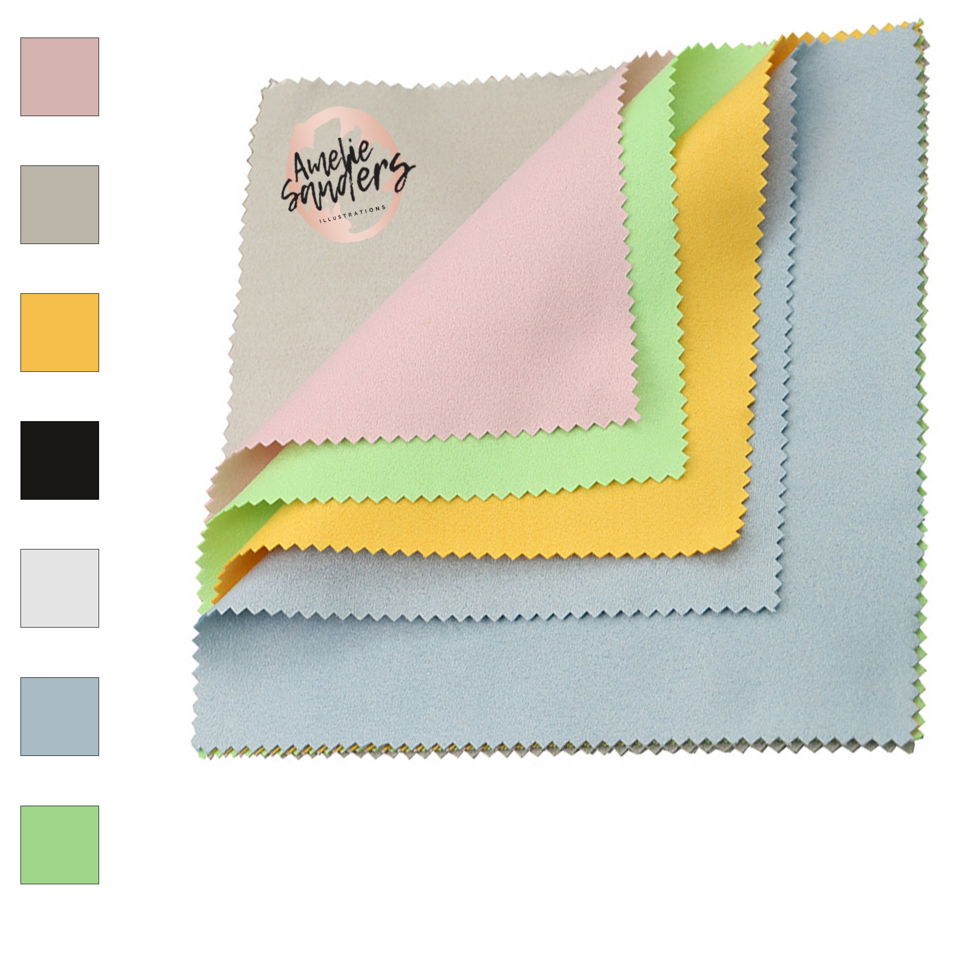 Full Color Microfiber Cleaning Cloth 4