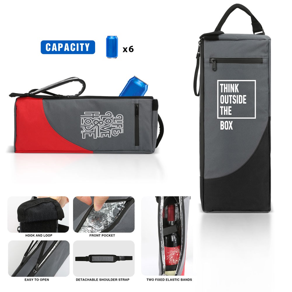6 Can Insulated Golf Cooler Bag With Shoulder Strap