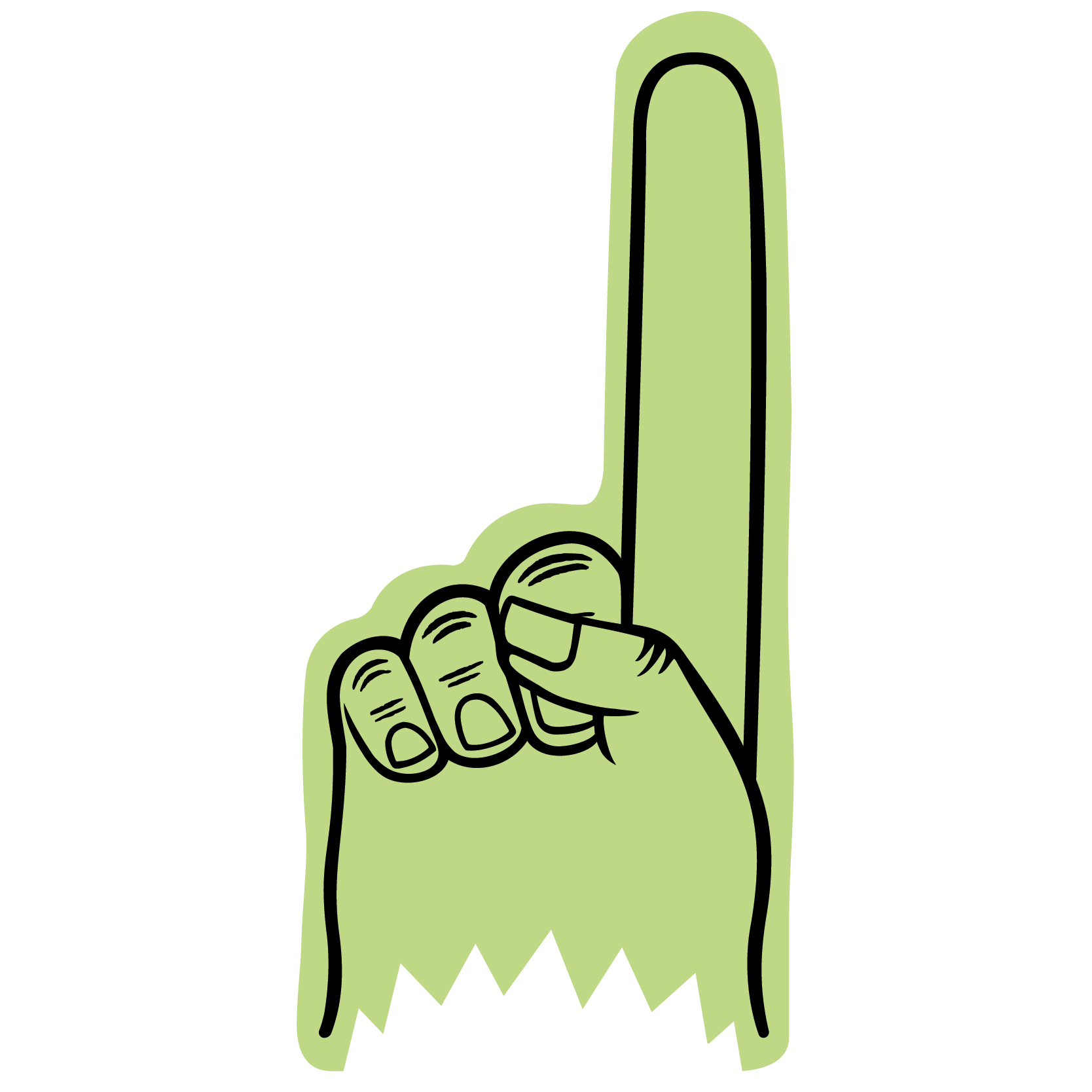 Shark Bite Foam Hand 77