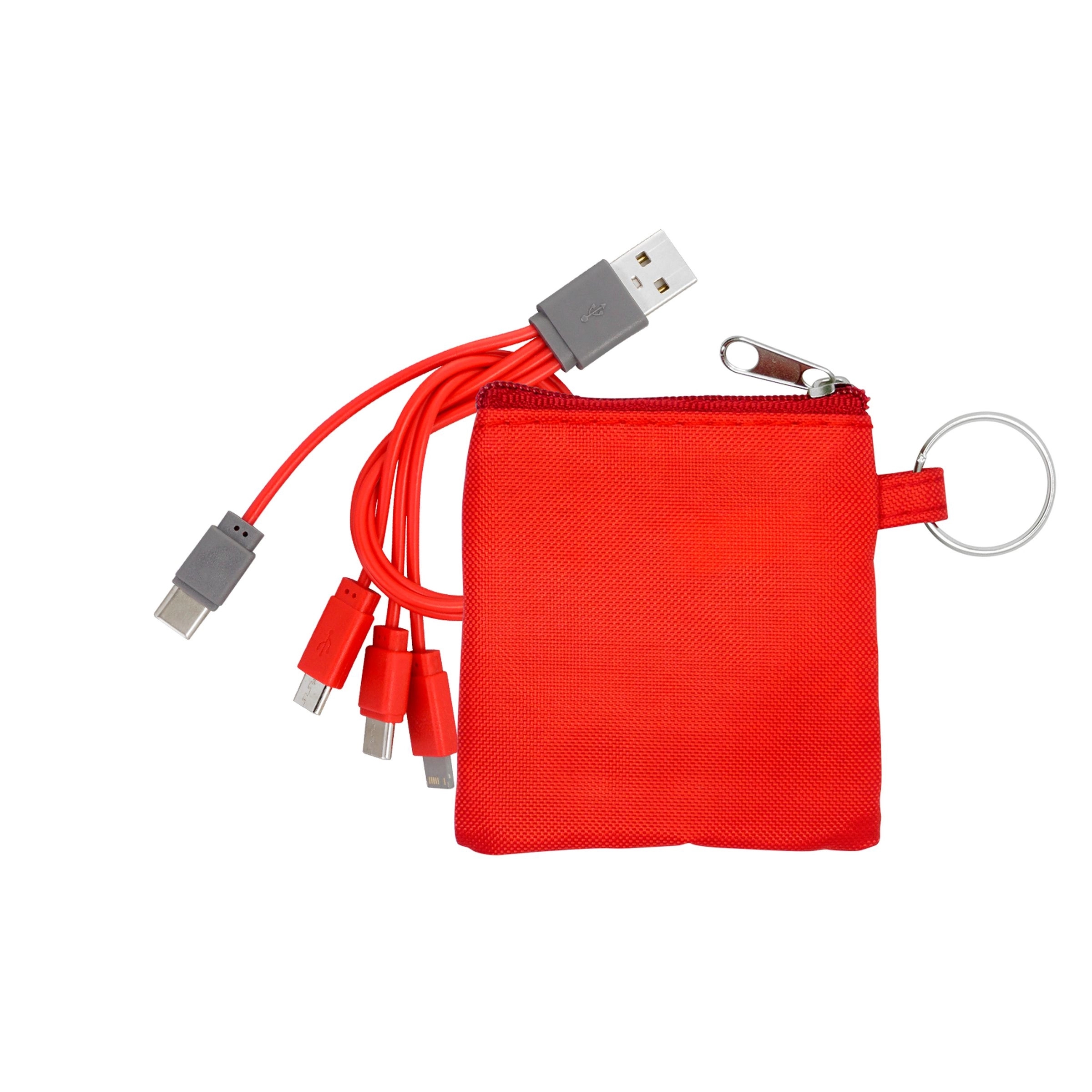 4-in-1 Colorful Pouch Cable Set 5