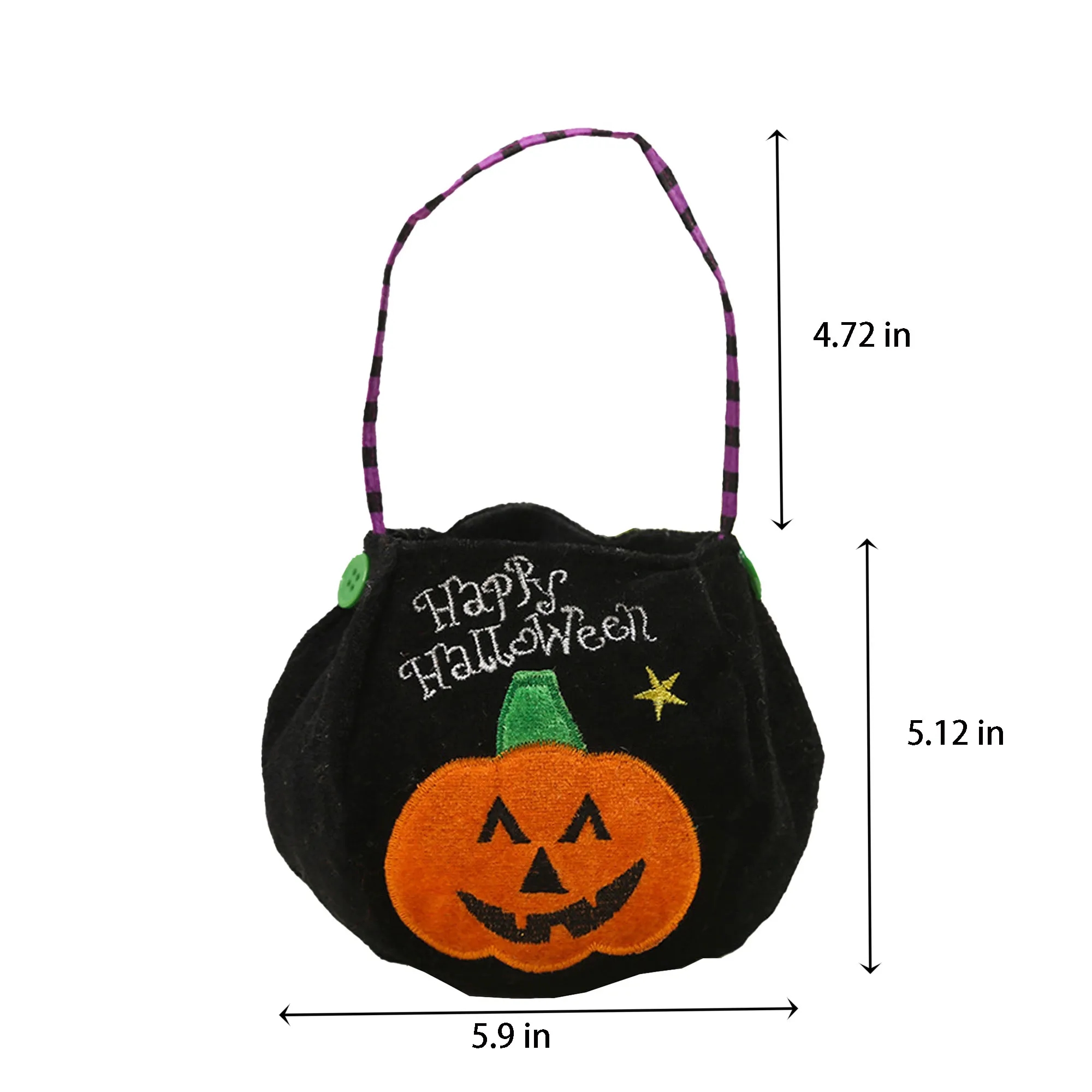 Halloween Trick or Treat pleuche Bag 12