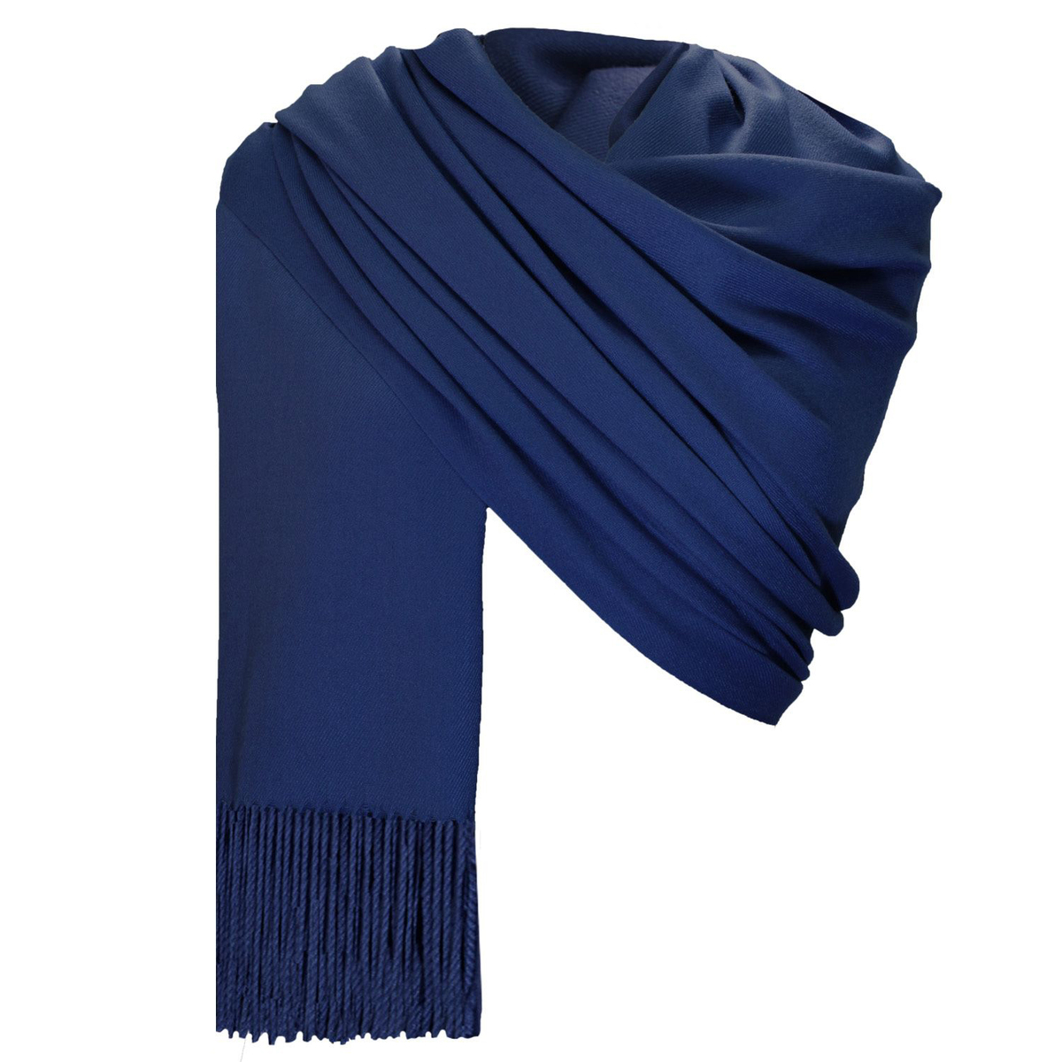 Royal Blue Pashmina Shawl with a Softer than Cashmere Feel VISP