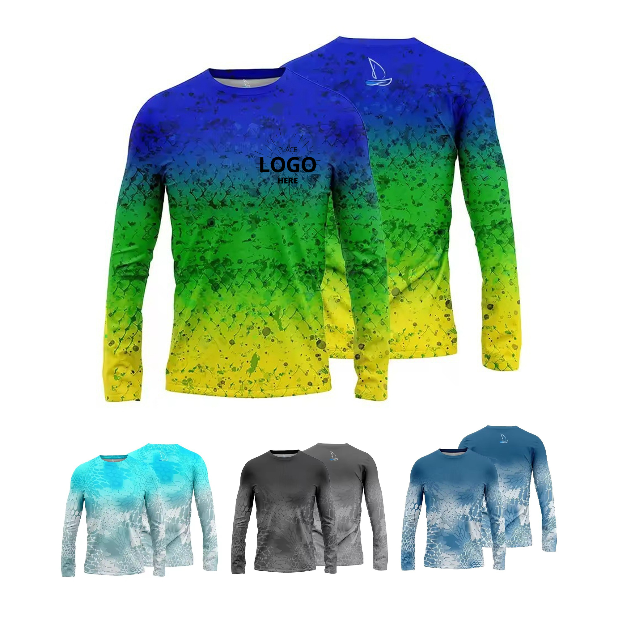 Sublimated Long Sleeve Fishing T Shirt