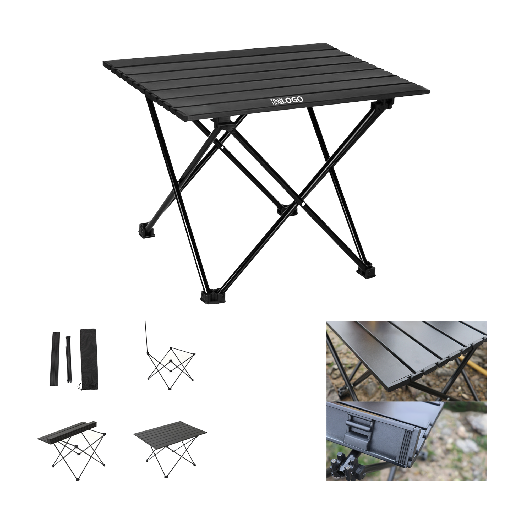 Outdoor Alloy Carbon Steel Folding Camp Table 2