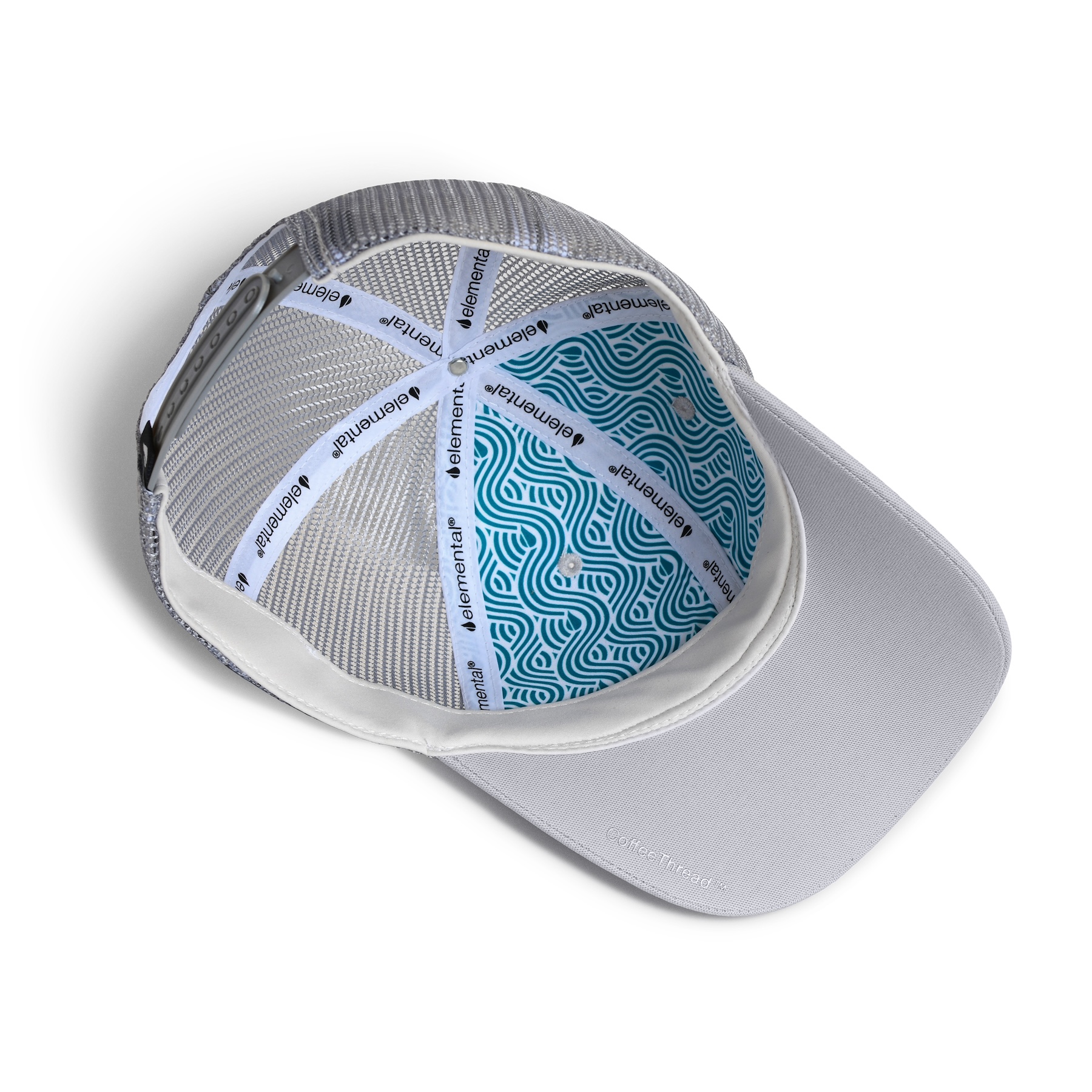 Elemental® CoffeeThread™ Grind 6 panel Trucker Hat - UPF 50+ 7
