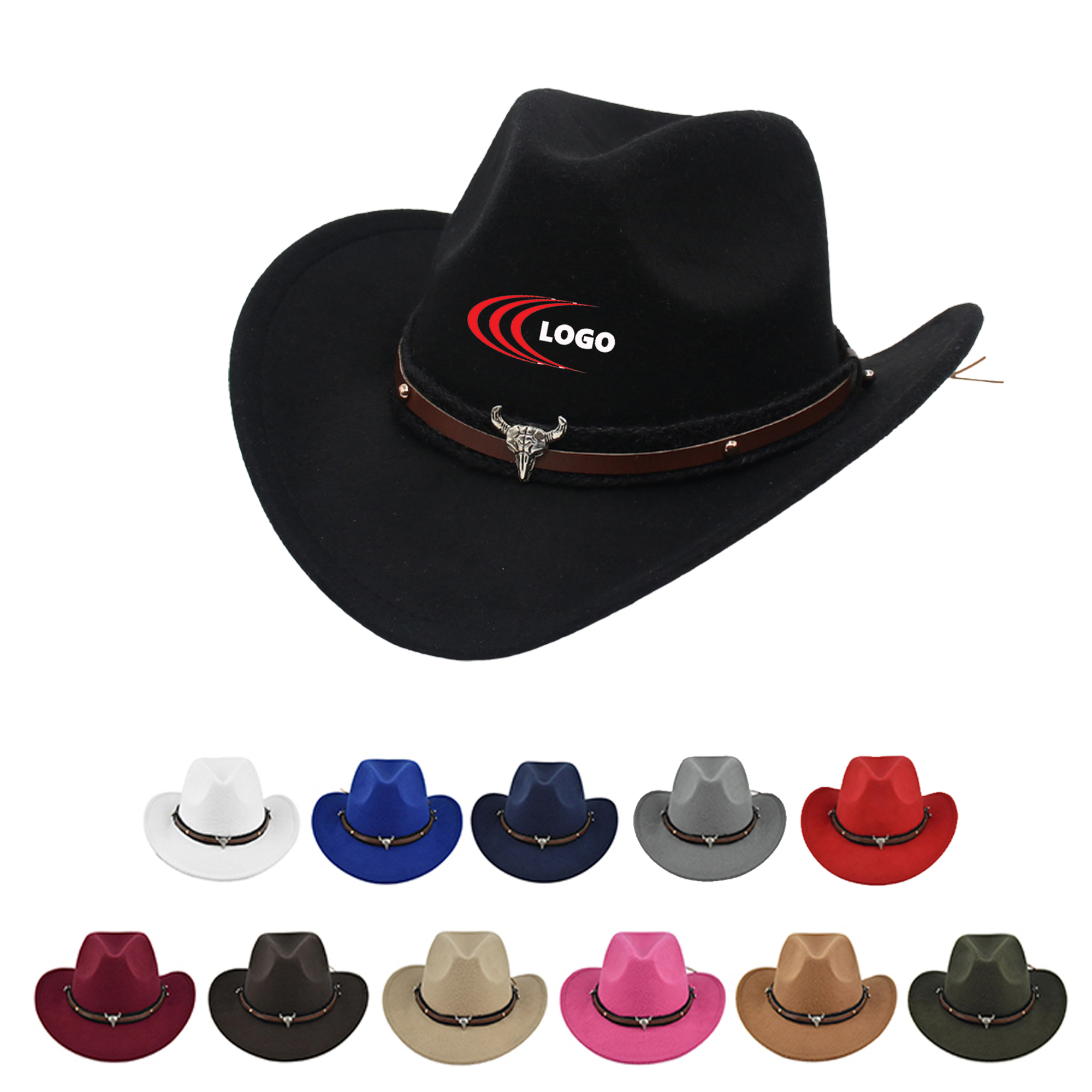 Suede Western Style Cowboy Hat 3
