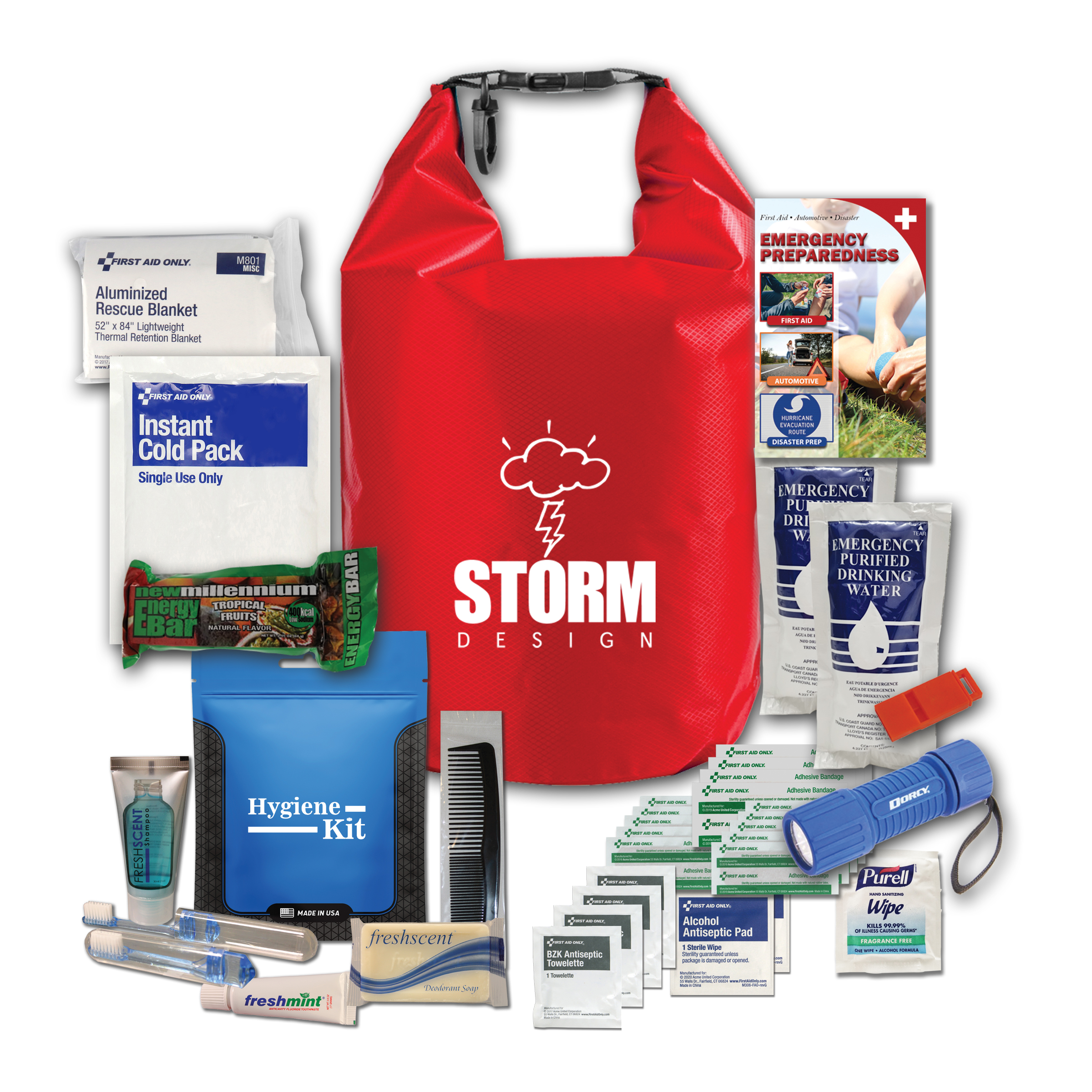 Dry Bag Survival First Aid Kit 14