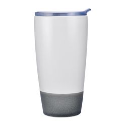 Celosia Double Wall Ceramic Tumbler w/Lid - Thumbnail 2