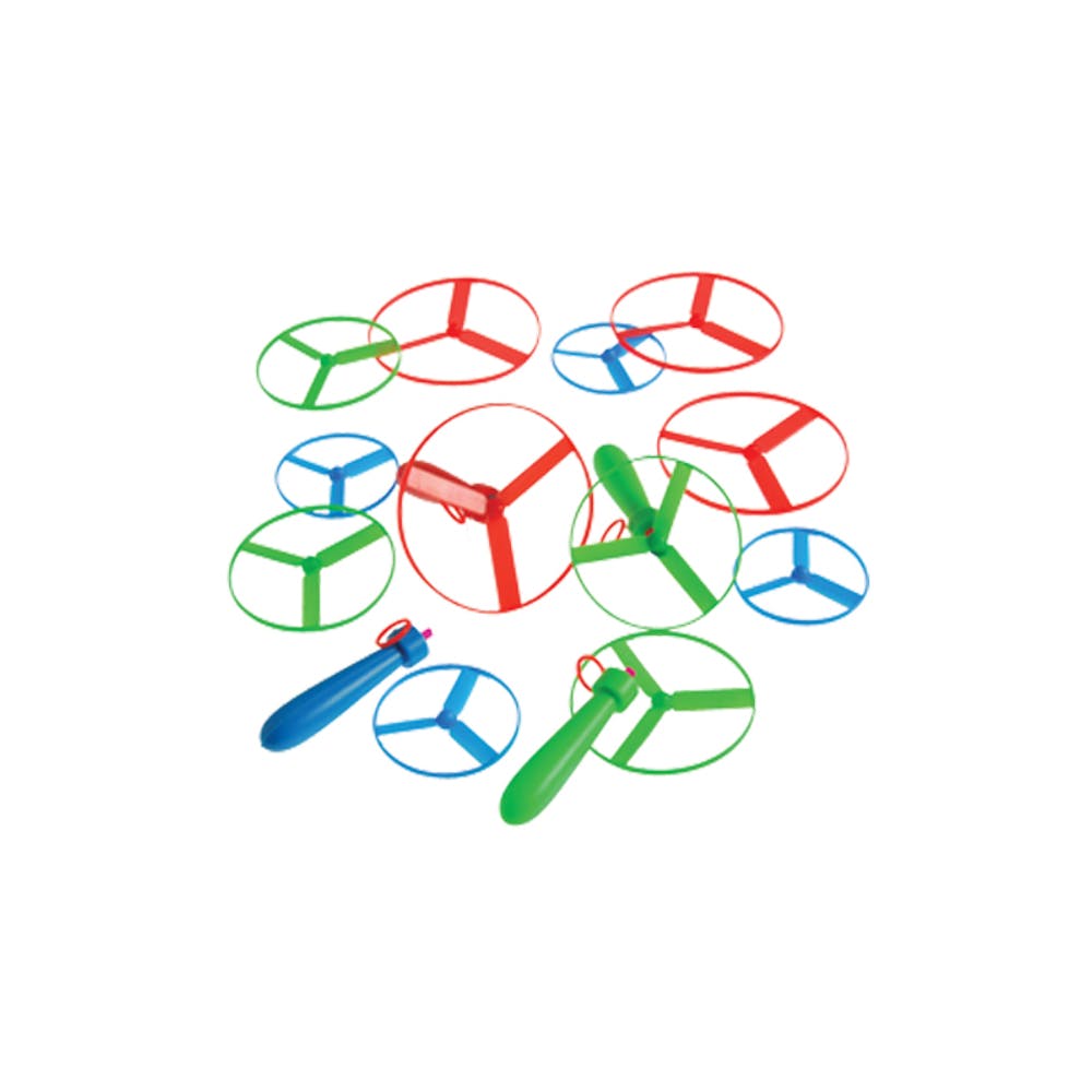 Mini Pull String Disc Flyers - Assorted