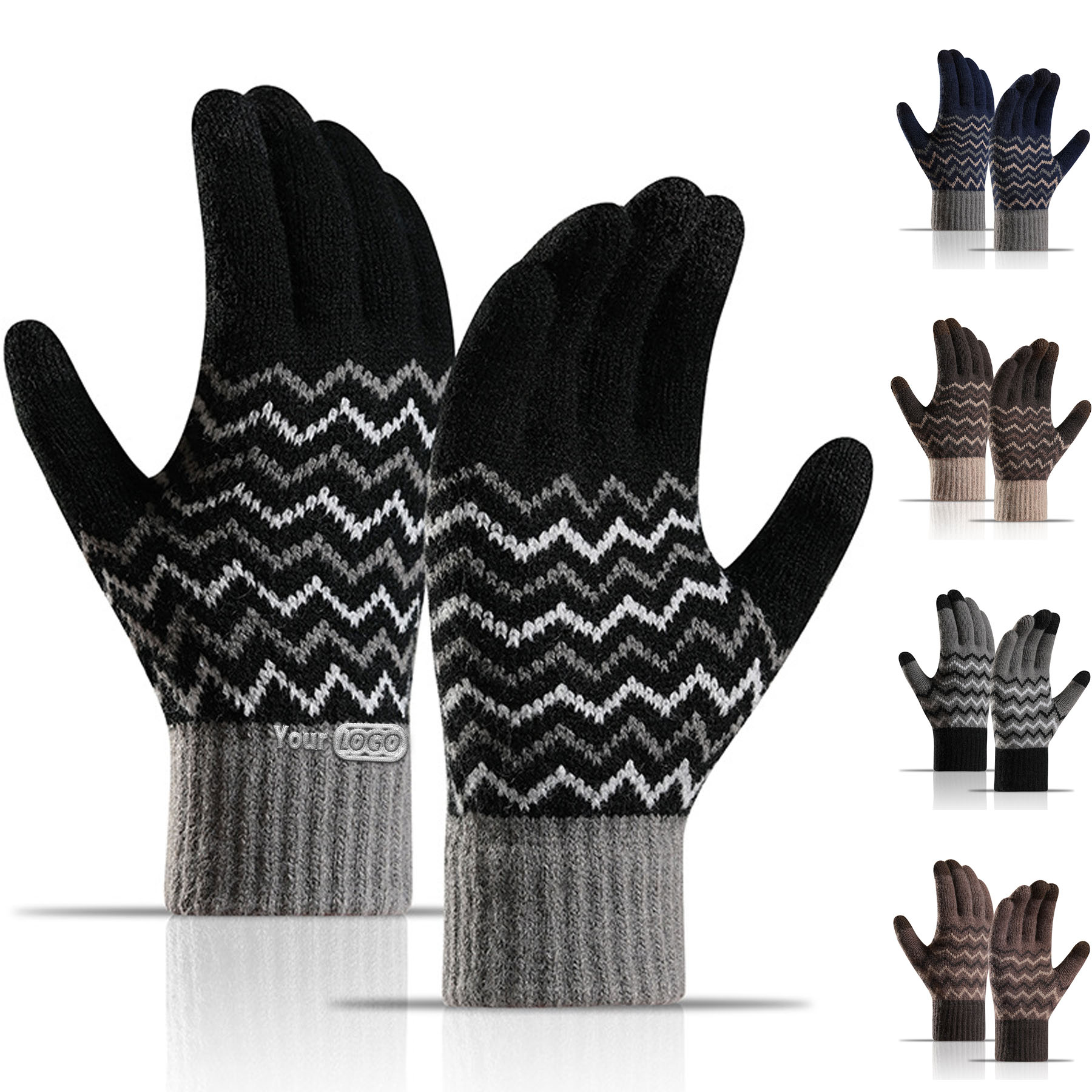 Men's Fleece-Lined Winter Gloves 11