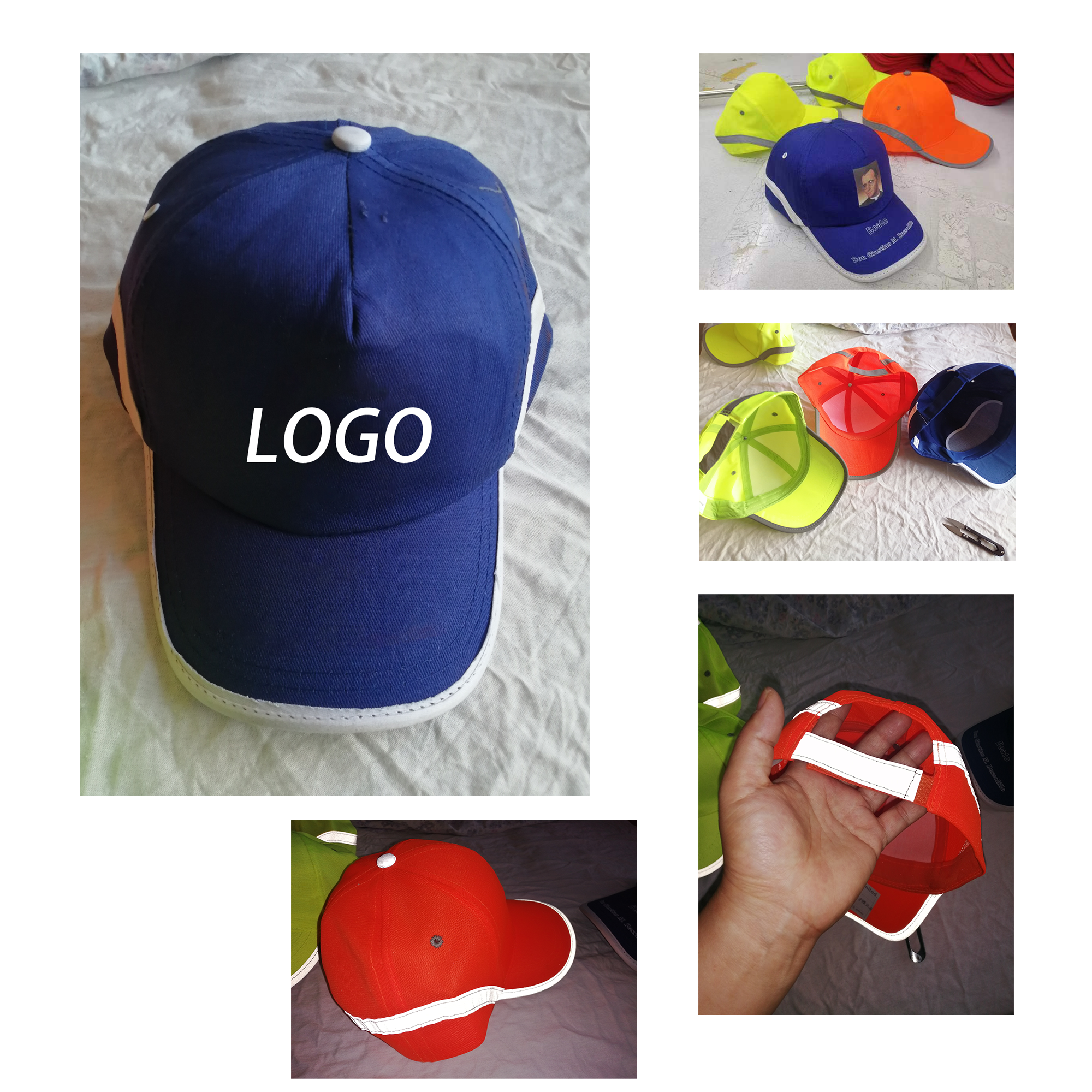 Quick-dry Cap with Reflective Strip 3