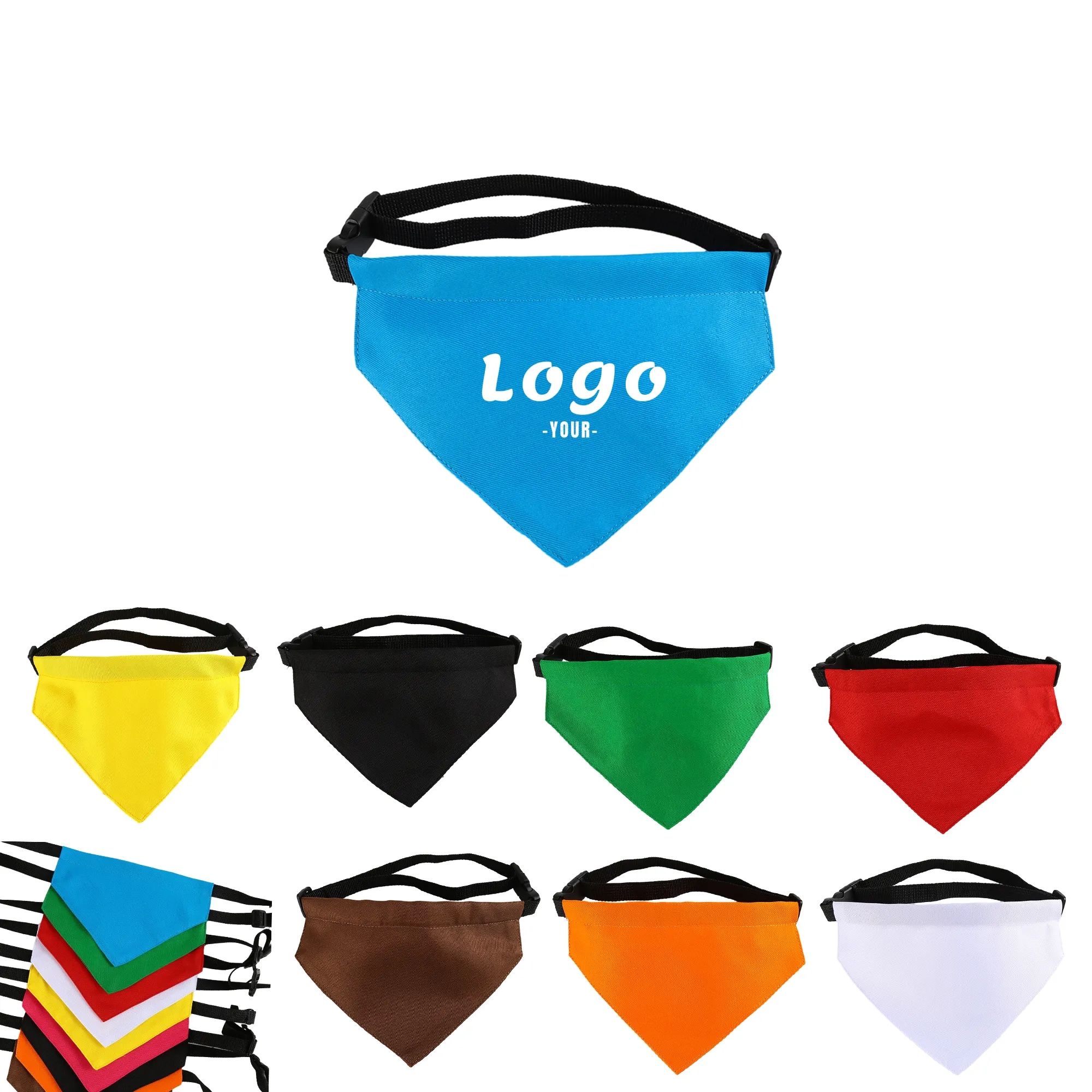 MOQ 20 PCS Adjustable Triangular Pet Bandana 10