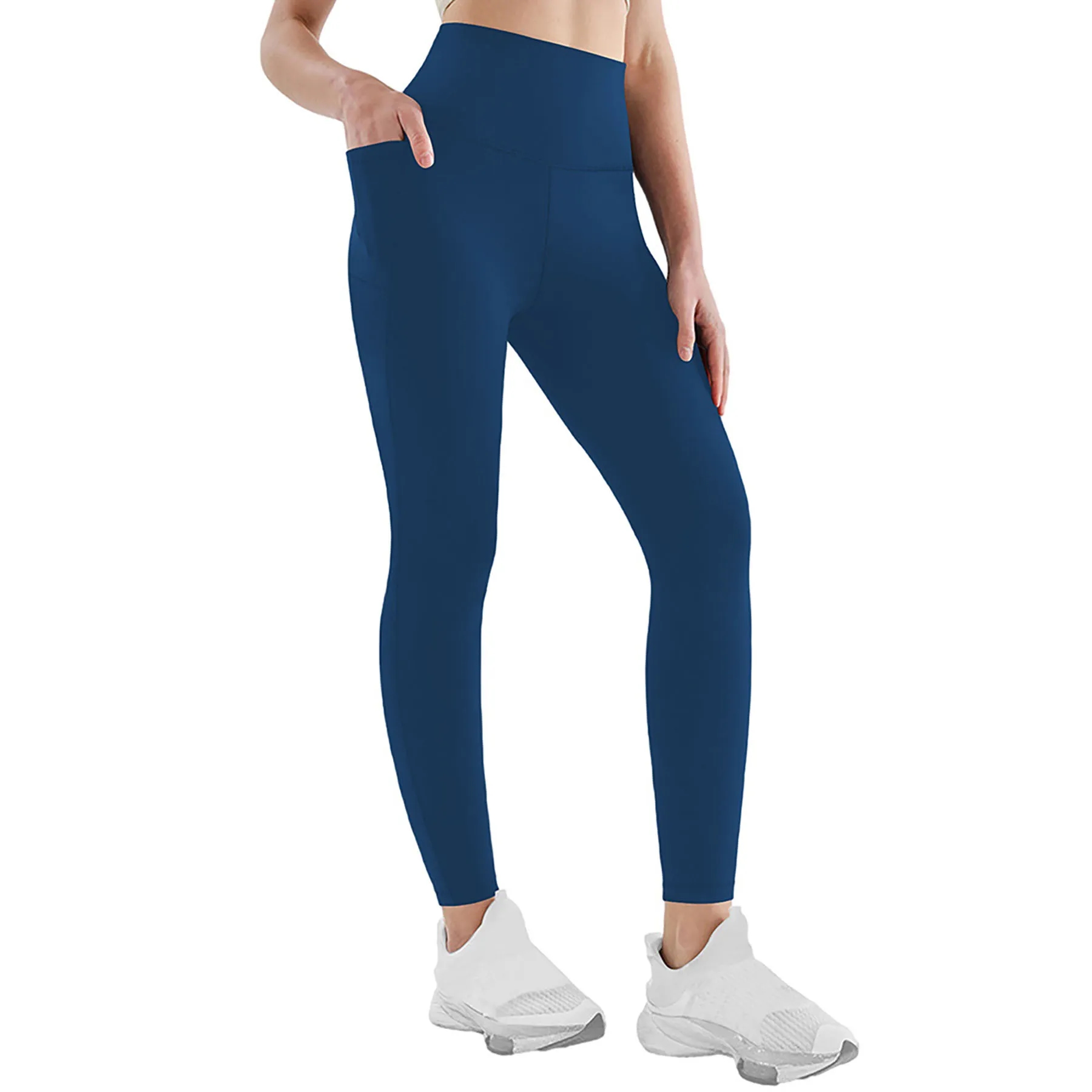 Thick High-Waisted Yoga Belt with Pocket  Sports  for Women 28