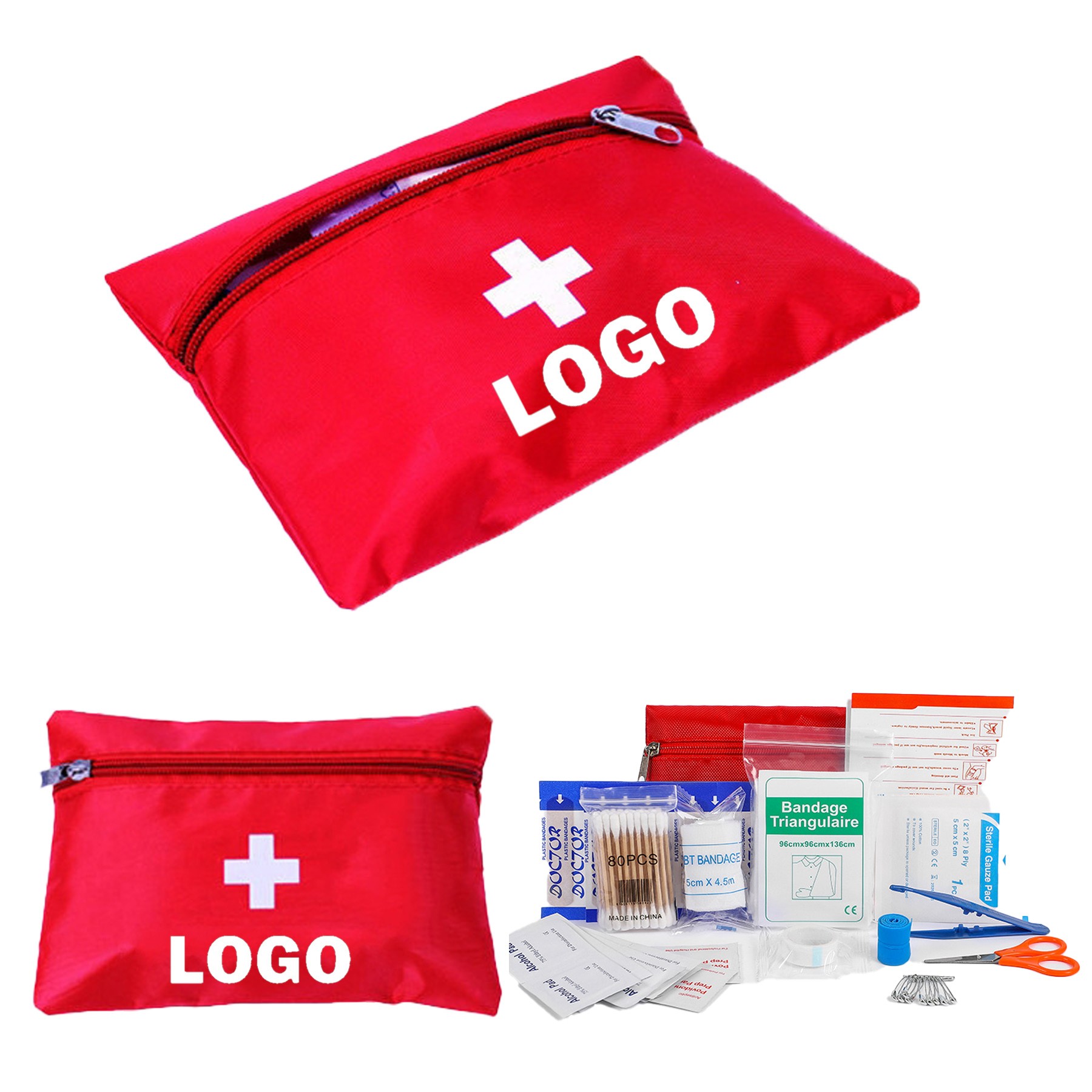 Sewing First Aid Kit With Zipper Pouch