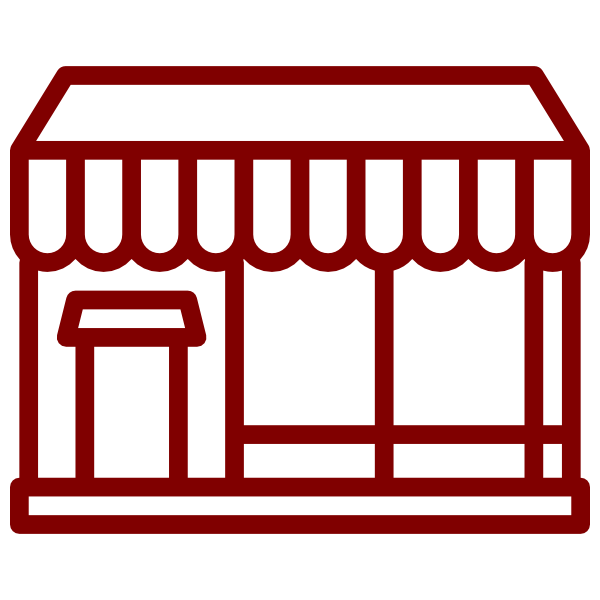 Icon of a store front