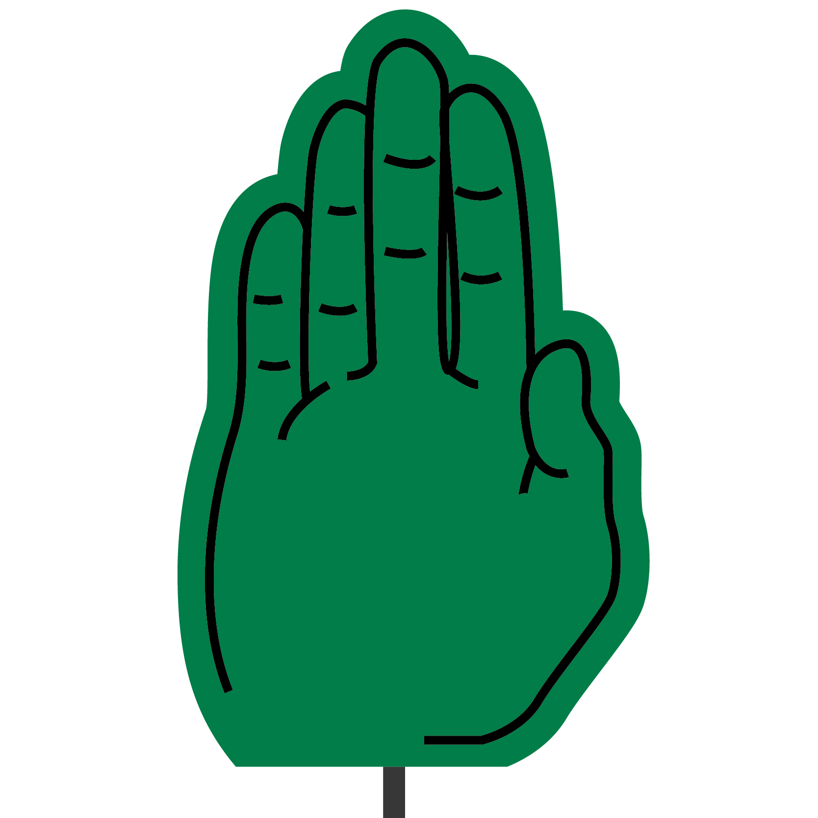 Foam Hand Topper 30