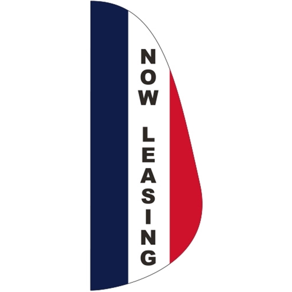 3' x 8' Message Feather Flag - Now Leasing