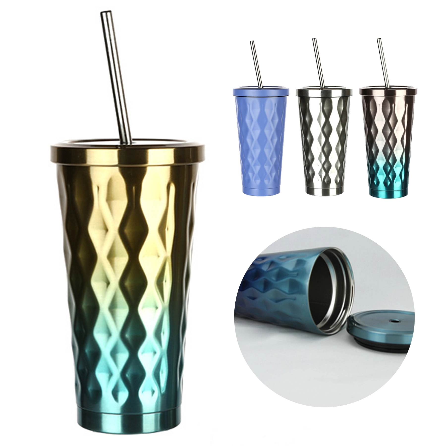 17 Ozgradient Straw Cup
