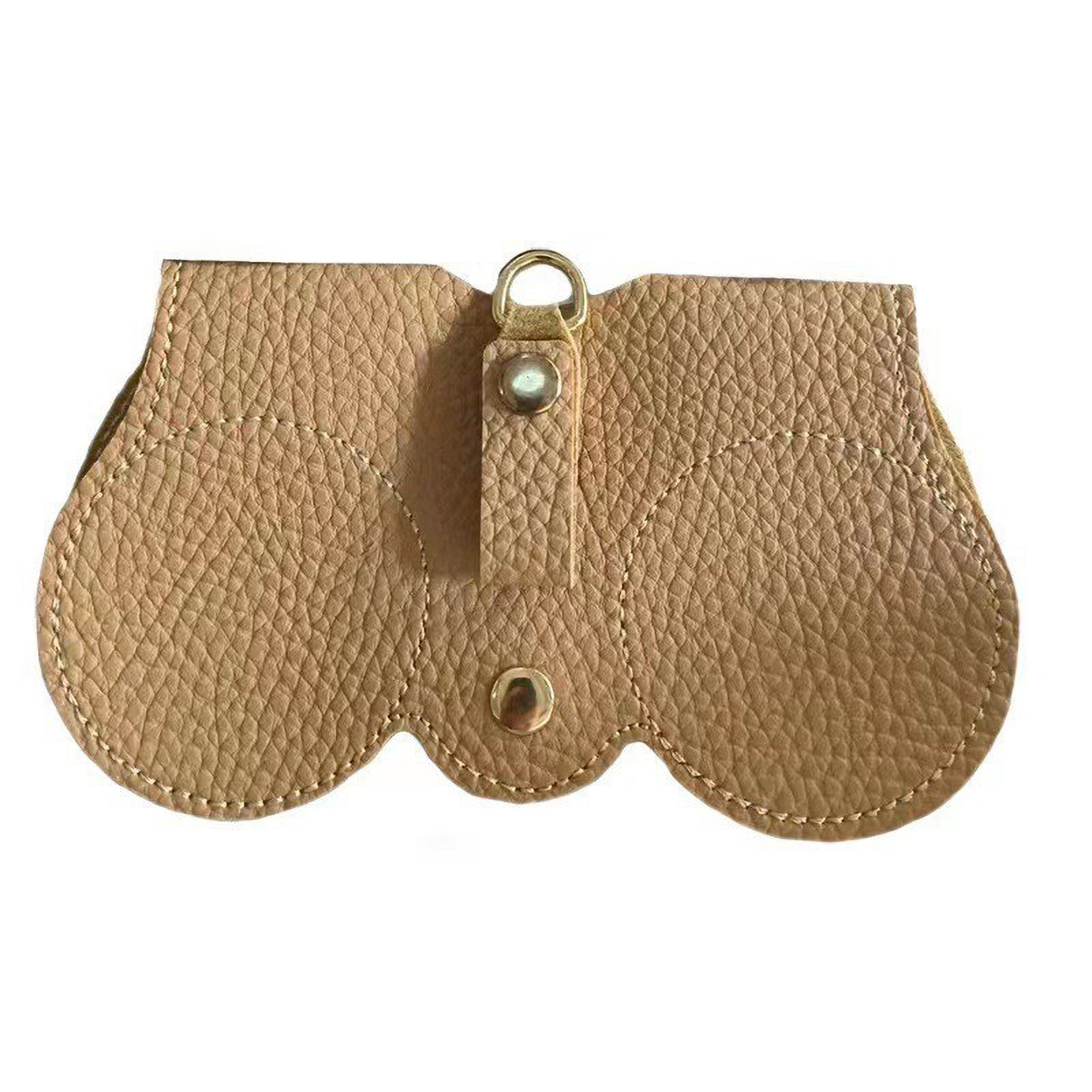 Soft Leather Fashionable Sunglasses Case Portable Pouch Clip 15
