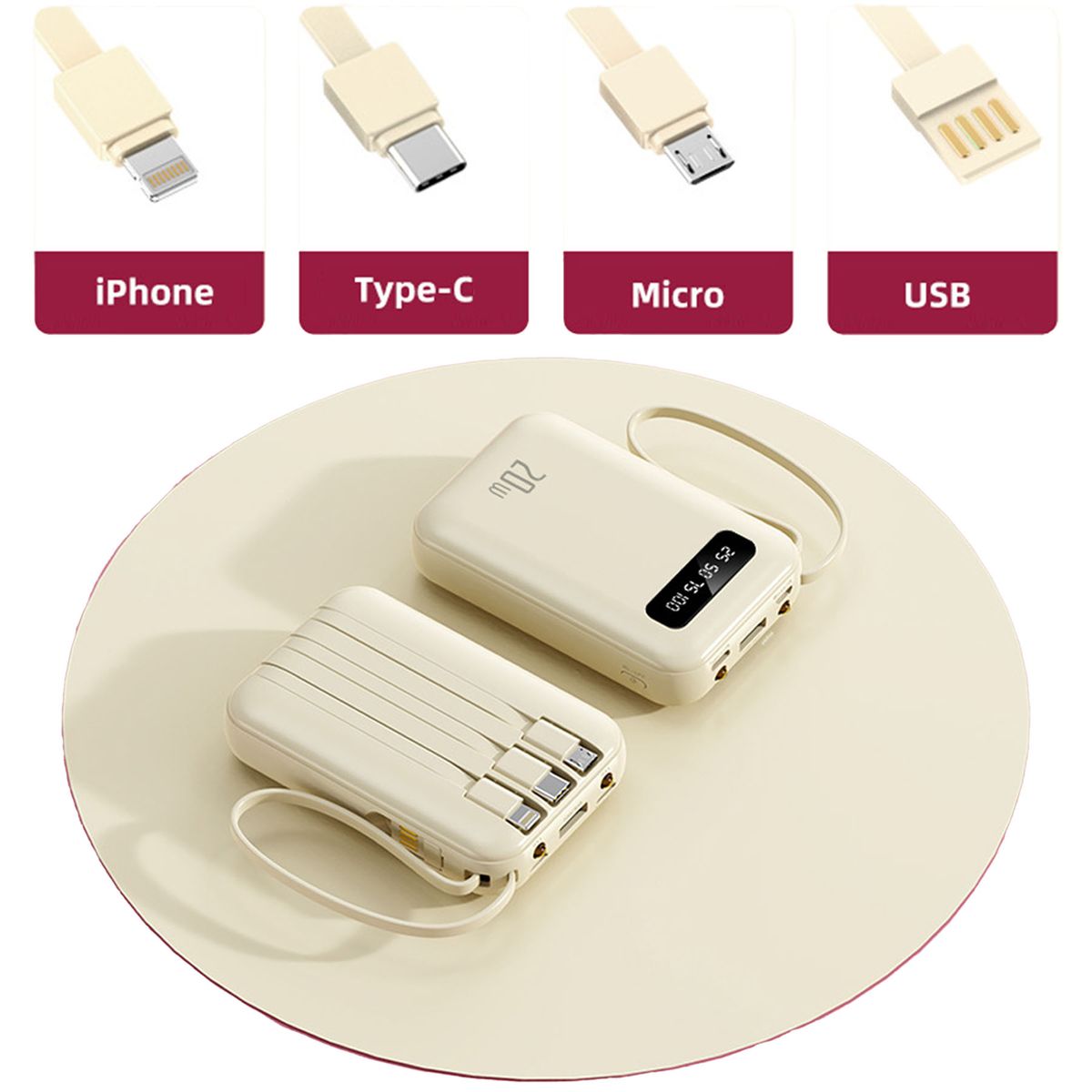 10000mAh Mobile Power Supply
